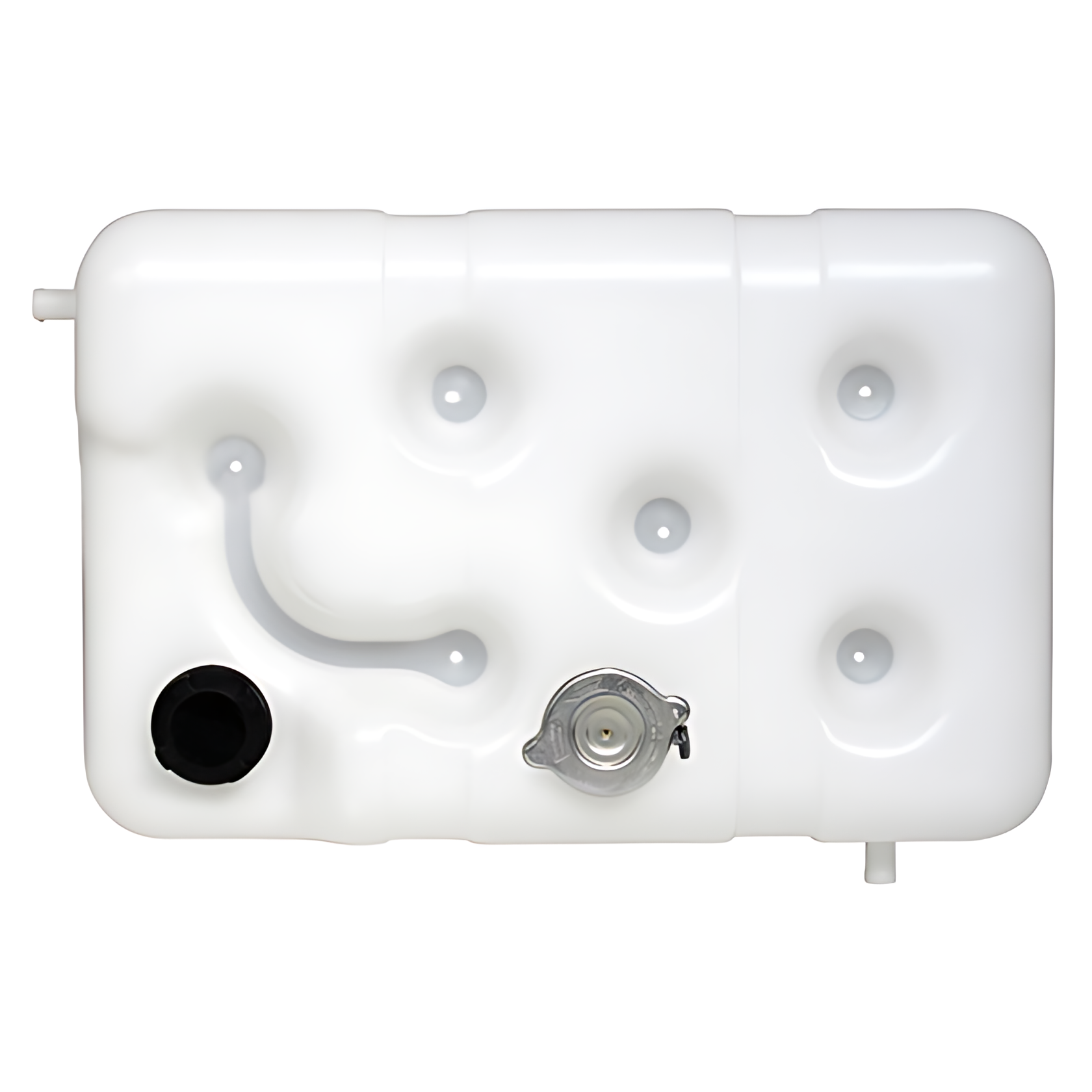 RESERVATORIO AGUA RADIADOR COM TAMPAS PLASTICAS - MP008002P