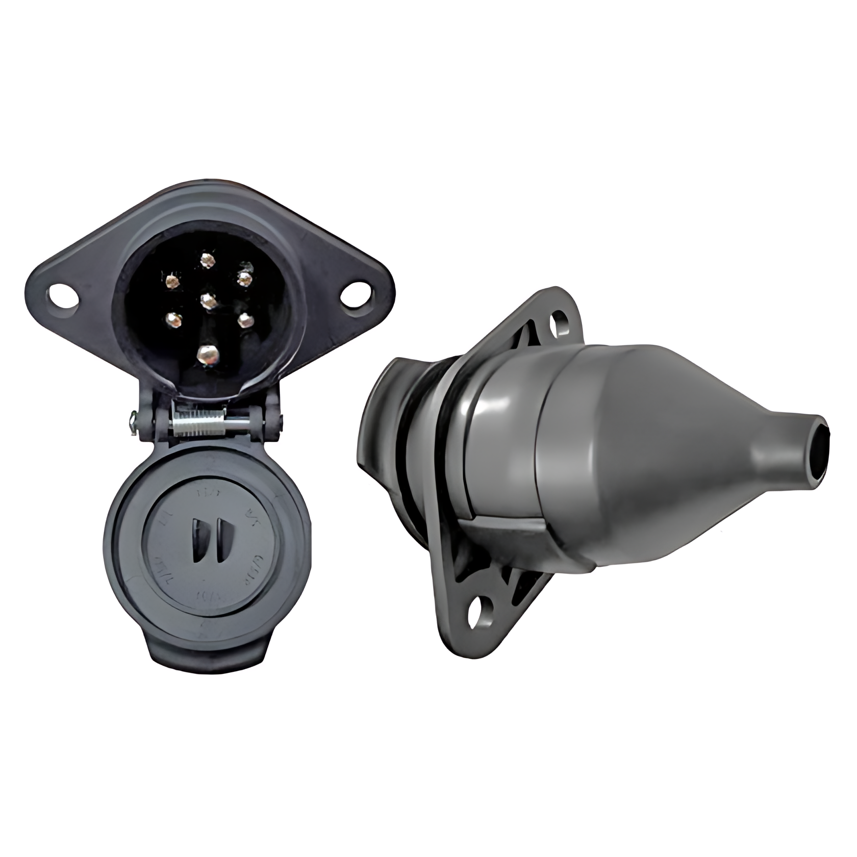 TOMADA ELETRICA PLASTICO 7 POLOS (FEMEA) - DNI8313