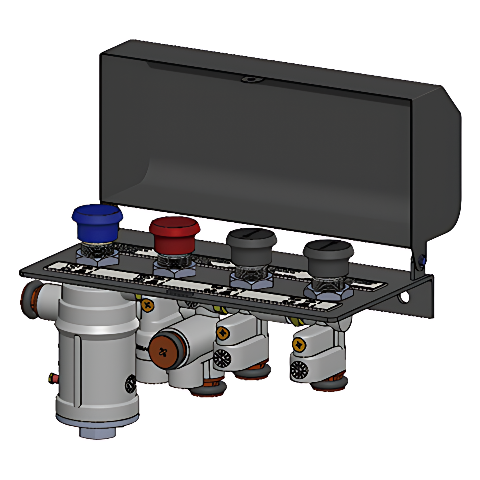 PAINEL MOVIMENTO COMPLETO 4 VALVULAS MODERNO - PA070012
