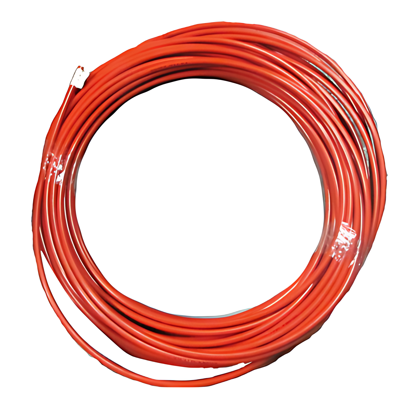 TUBO NYLON 10X7MM SEM TRAMA TECALON VERMELHO - ML3487