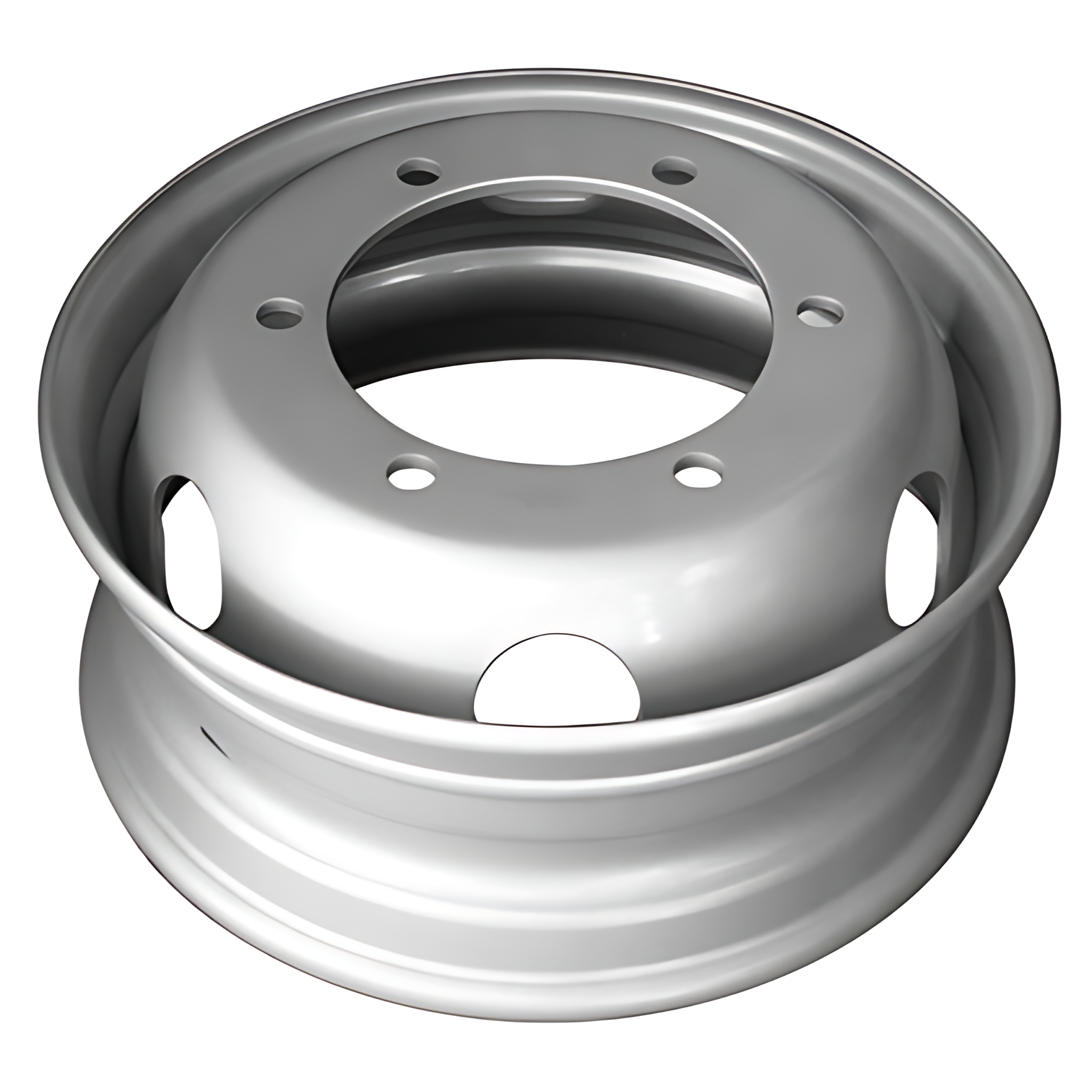 RODA DISCO 6,75 x 17,5 SEM CAMARA 6 FUROS RETO PNEU 225 - 23B601027A