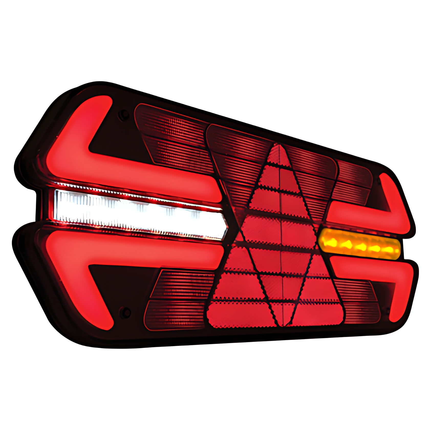 LANTERNA TRASEIRA TRIPLO LED LD ACRILICO BICOLOR 24V - PL14523347