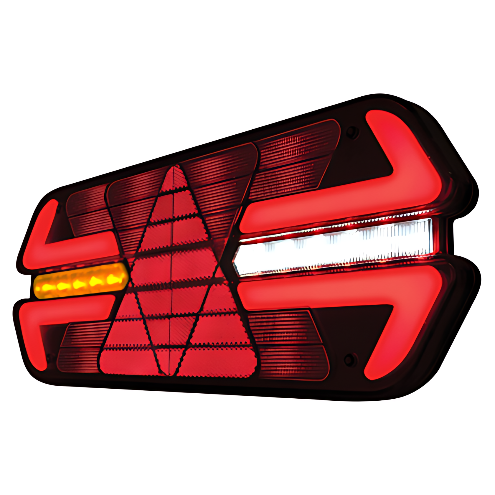 LANTERNA TRASEIRA TRIPLO LED LE ACRILICO BICOLOR 24V - PL14523447