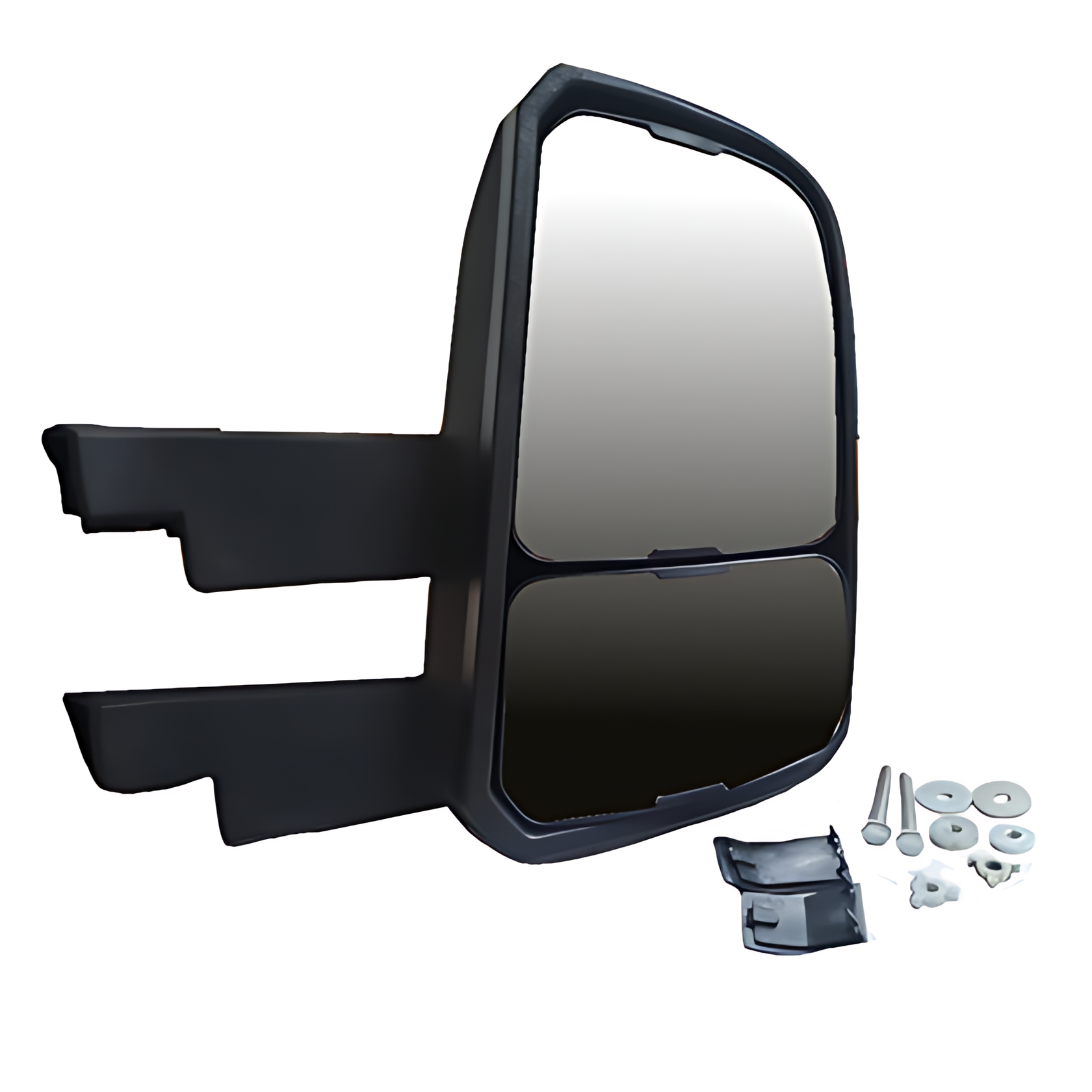 CONJUNTO ESPELHO RETROVISOR LD MANUAL BIFOCAL CONVEXO - 23B857514C