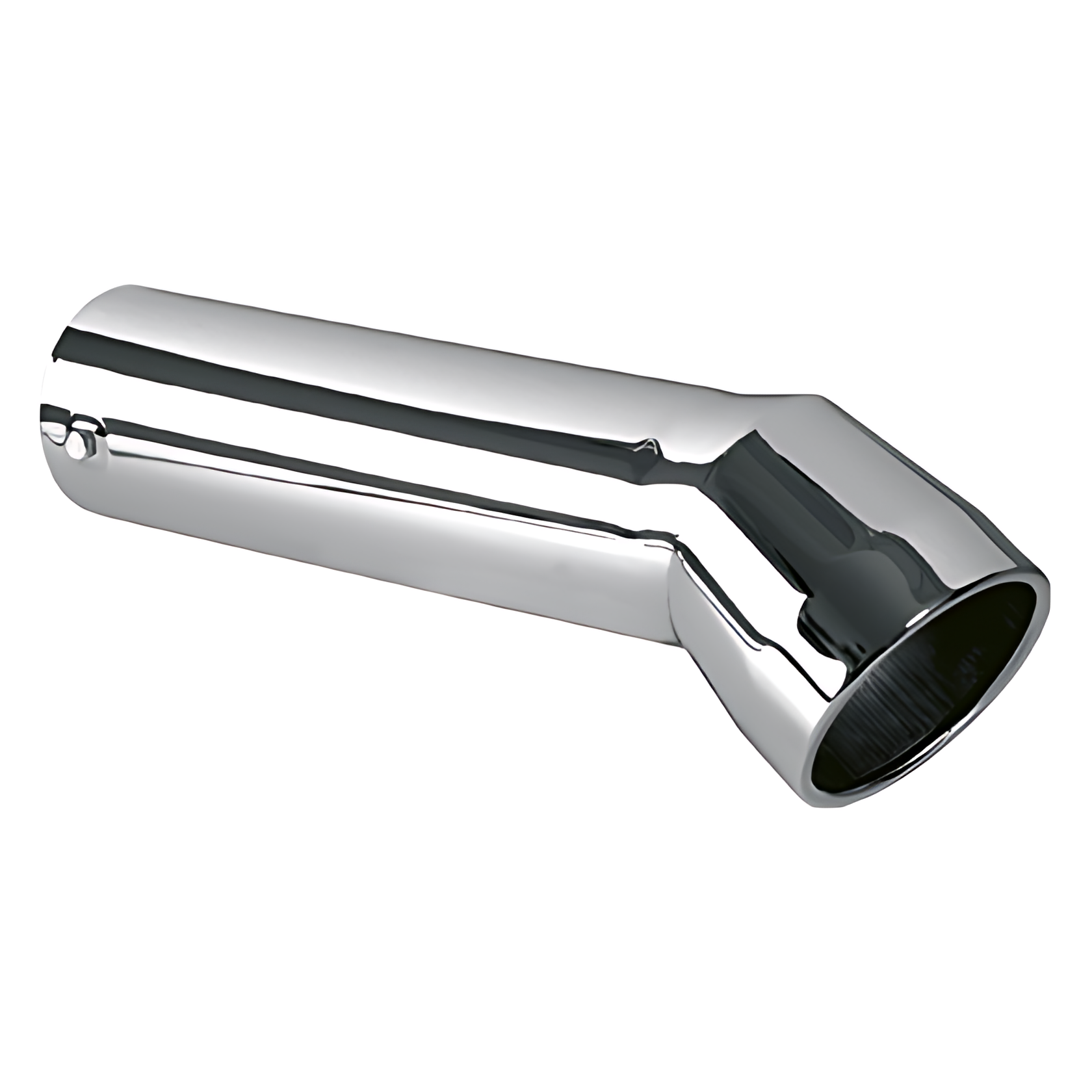 TERMINAL ESCAPAMENTO CURVA LONGO 4 X 500MM CROMADO - TC005