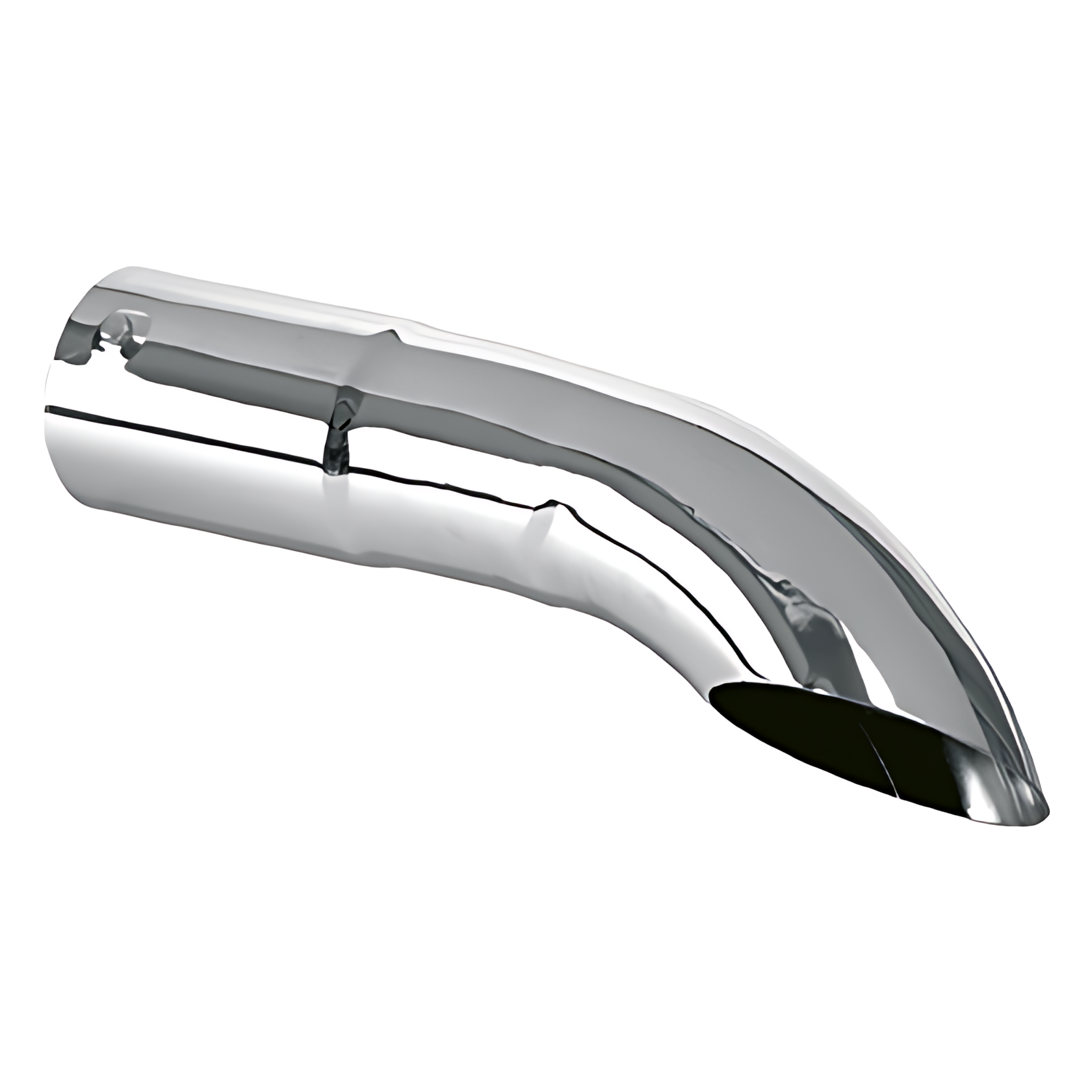 TERMINAL ESCAPAMENTO CURVA 4 LONGO CROMADO - TC017