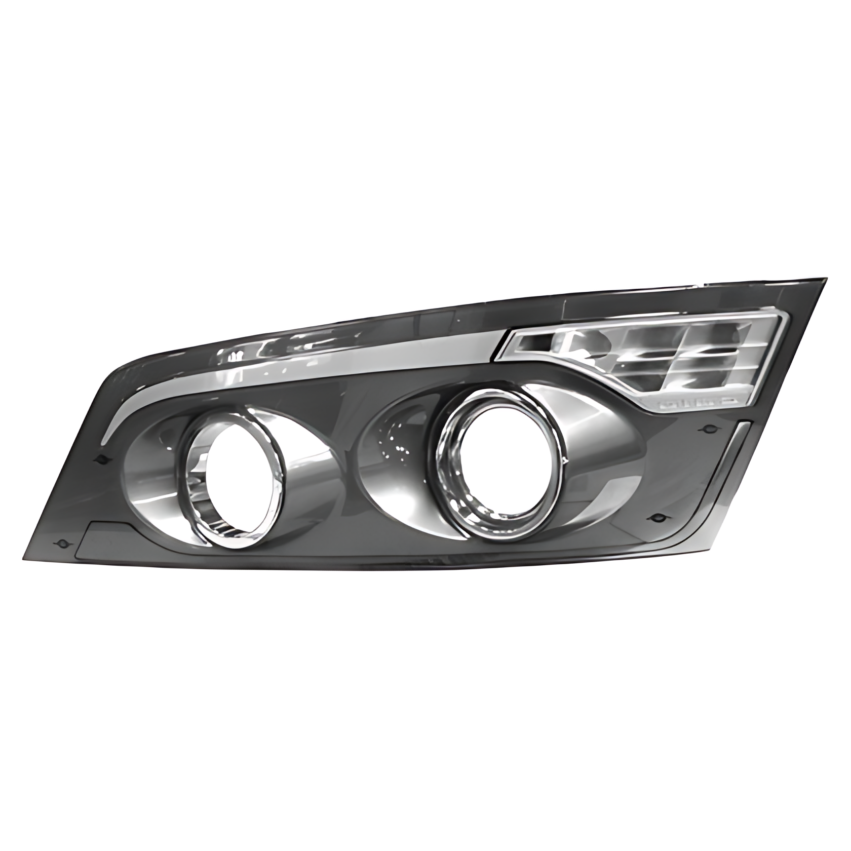 CONJUNTO MOLDURA DIANTEIRA LE COM PISCA DRL GUIA LUZ LED 24V CAIO ORIGINAL - 79484004