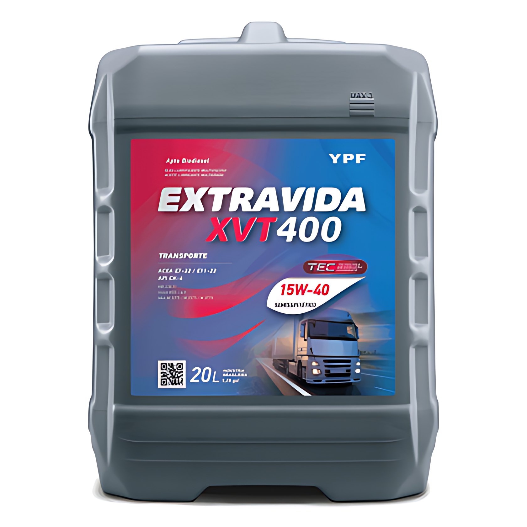 OLEO MOTOR  EXTRAVIDA XV400 15W40 API CK-4 SEMI-SINTETICO 20L - ML1249-20