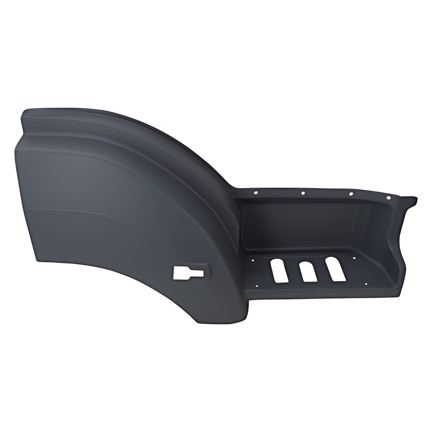 PARALAMA ESTRIBO LD SEM FURO RTM ( PLASTICO INJETADO ) - 0409