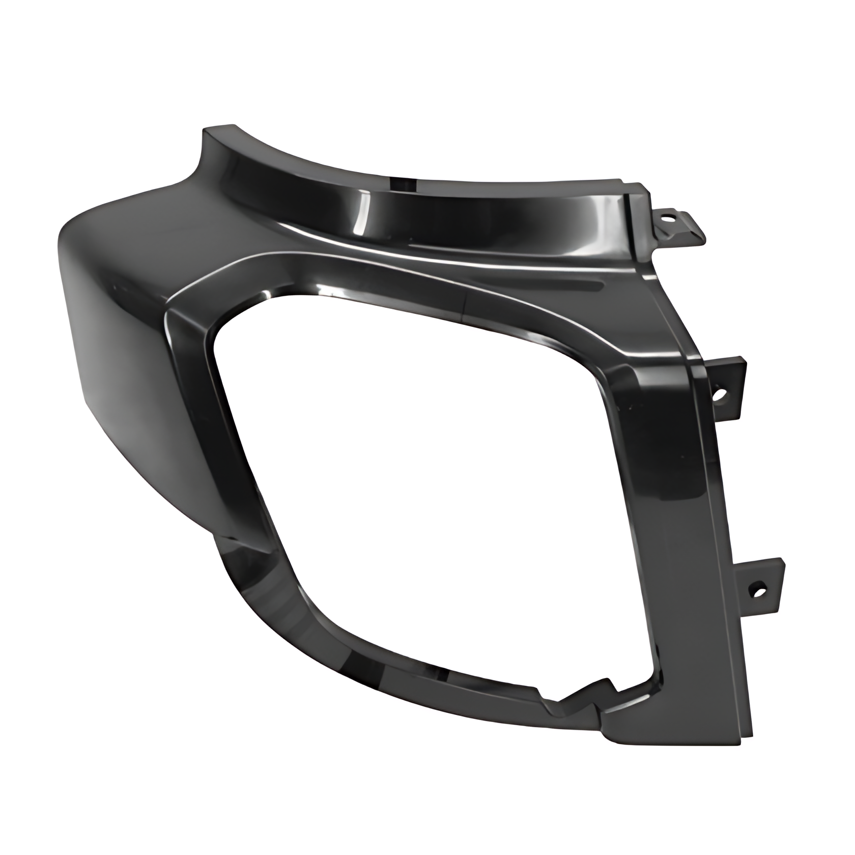 MOLDURA FAROL LD PRETO ( PLASTICO INJETADO ) - V201565