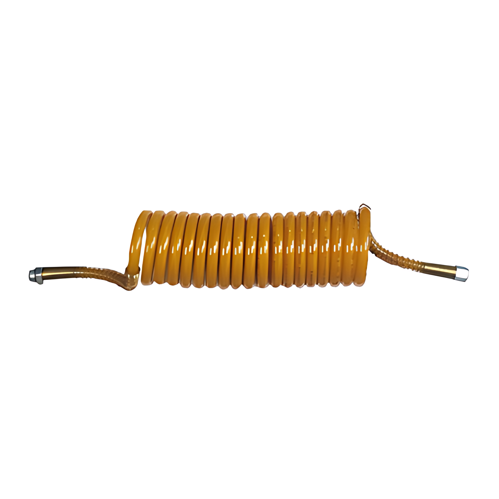 MANGUEIRA ESPIRAL PA 12 C/TRAMA 5,50 MF M16x1,5 x FG M16x1,5 BI-TREM AMARELA - 082055BITRTAM