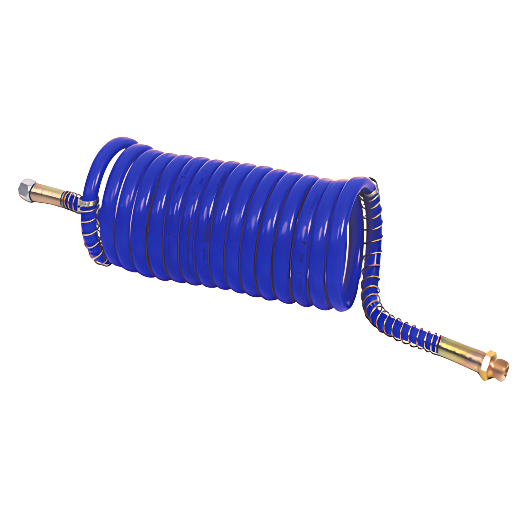 MANGUEIRA ESPIRAL PA 12 C/TRAMA 5,50 MF M16x1,5 x FG M16x1,5 BI-TREM AZUL - 082055BITRTAZ