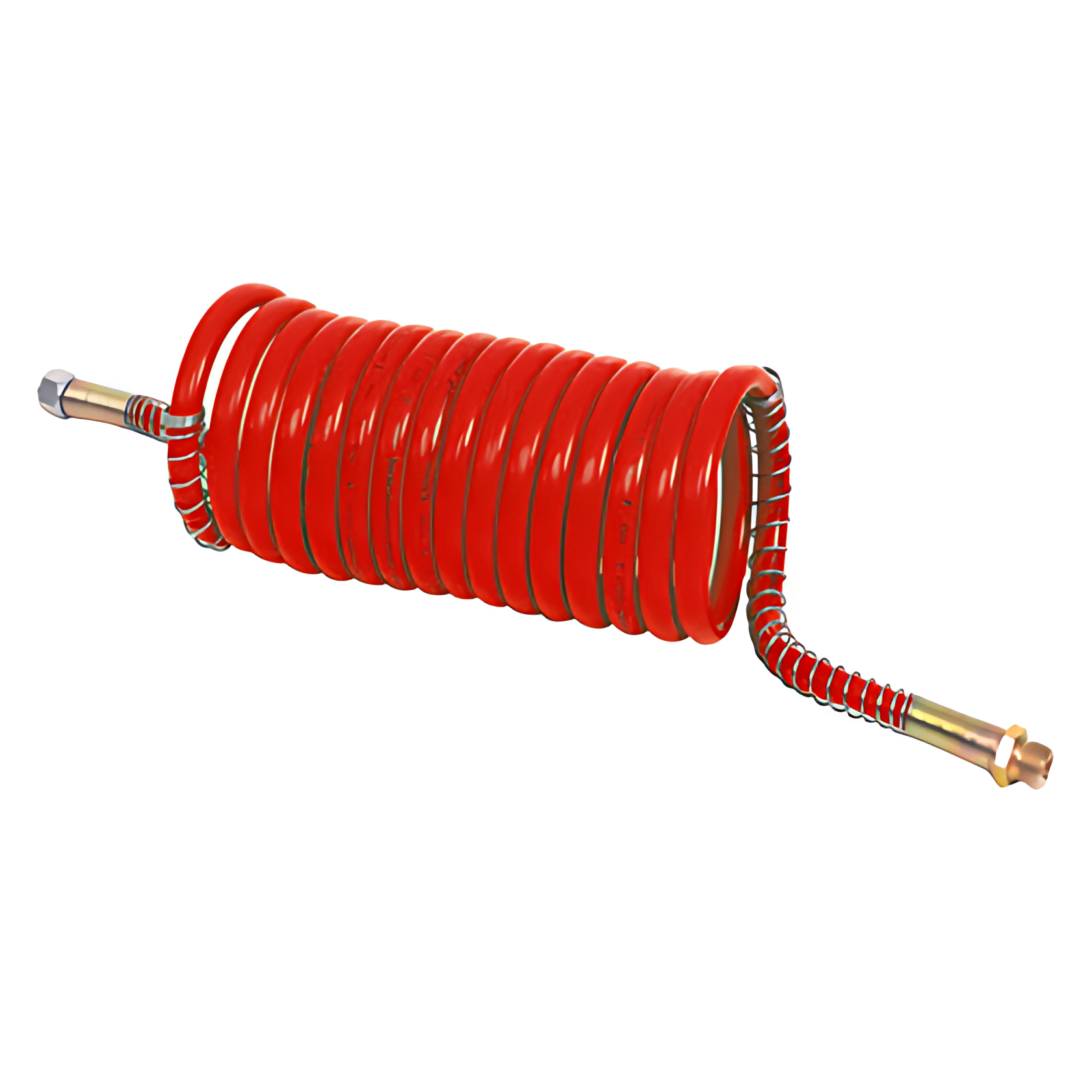 MANGUEIRA ESPIRAL PA 12 C/TRAMA 5,50 MF M16x1,5 x FG M16x1,5 BI-TREM VERMELHO - 082055BITRTVM
