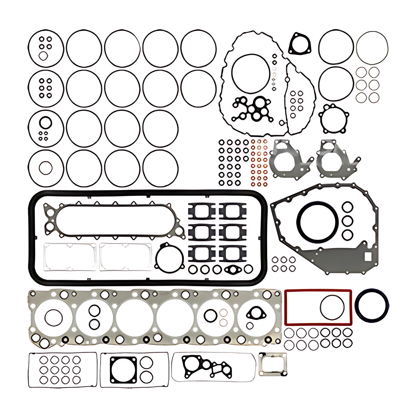 JOGO JUNTA MOTOR COM RETENTOR FORD CARGO CURSOR 10 420CV - 013406002