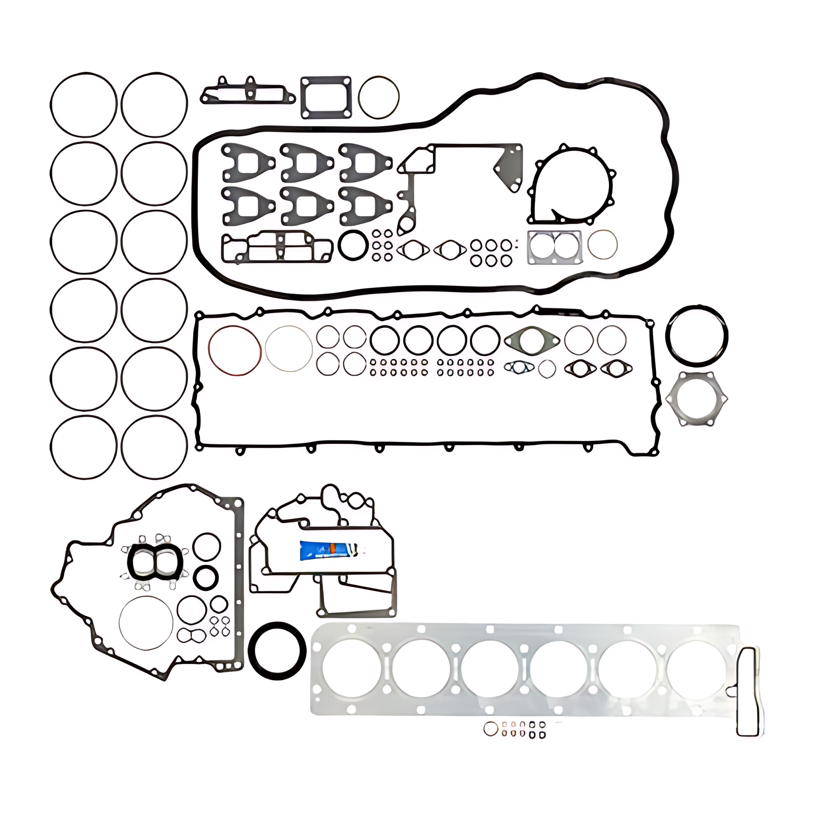 JOGO JUNTA MOTOR COM RETENTOR MOTOR MAN D2676 - 013729503