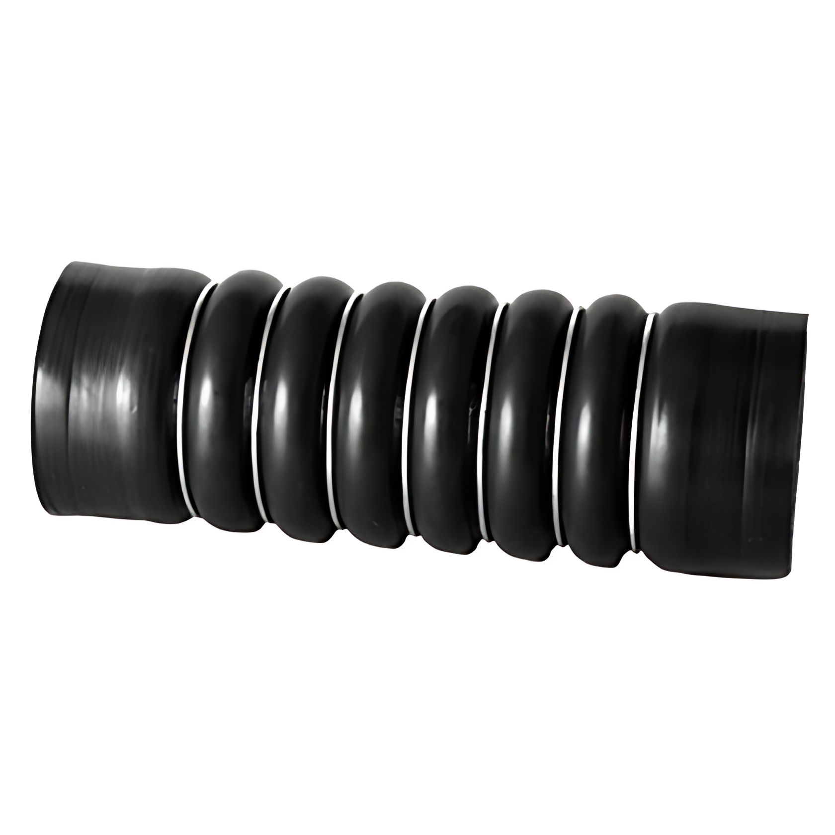 MANGUEIRA INTERCOOLER SILICONE (  7 ANEIS PRETA ) - VMW30084