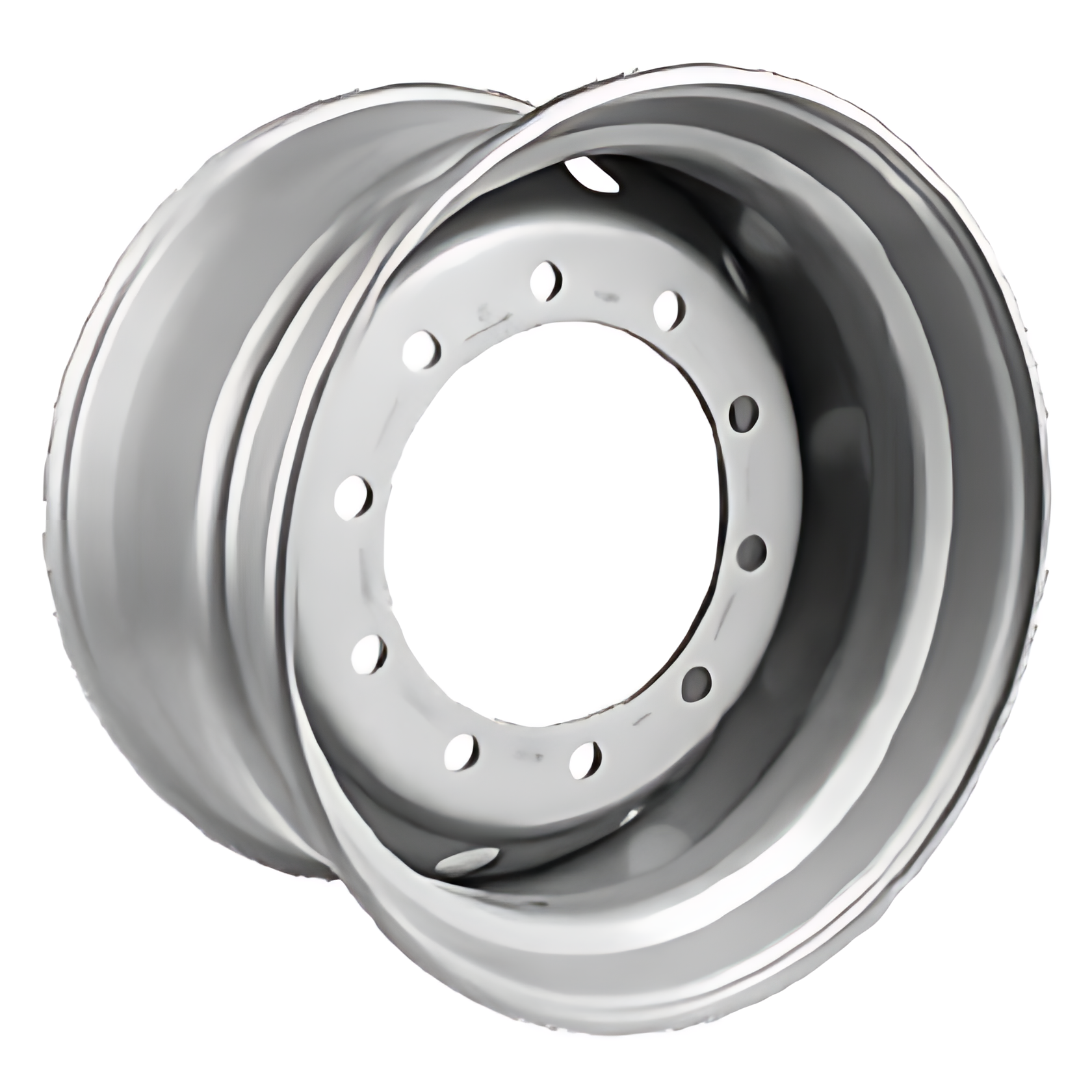 RODA DISCO 22,5 X 11,75 PNEU SINGLE SEM CAMARA 10 FUROS RETO - BZ1185