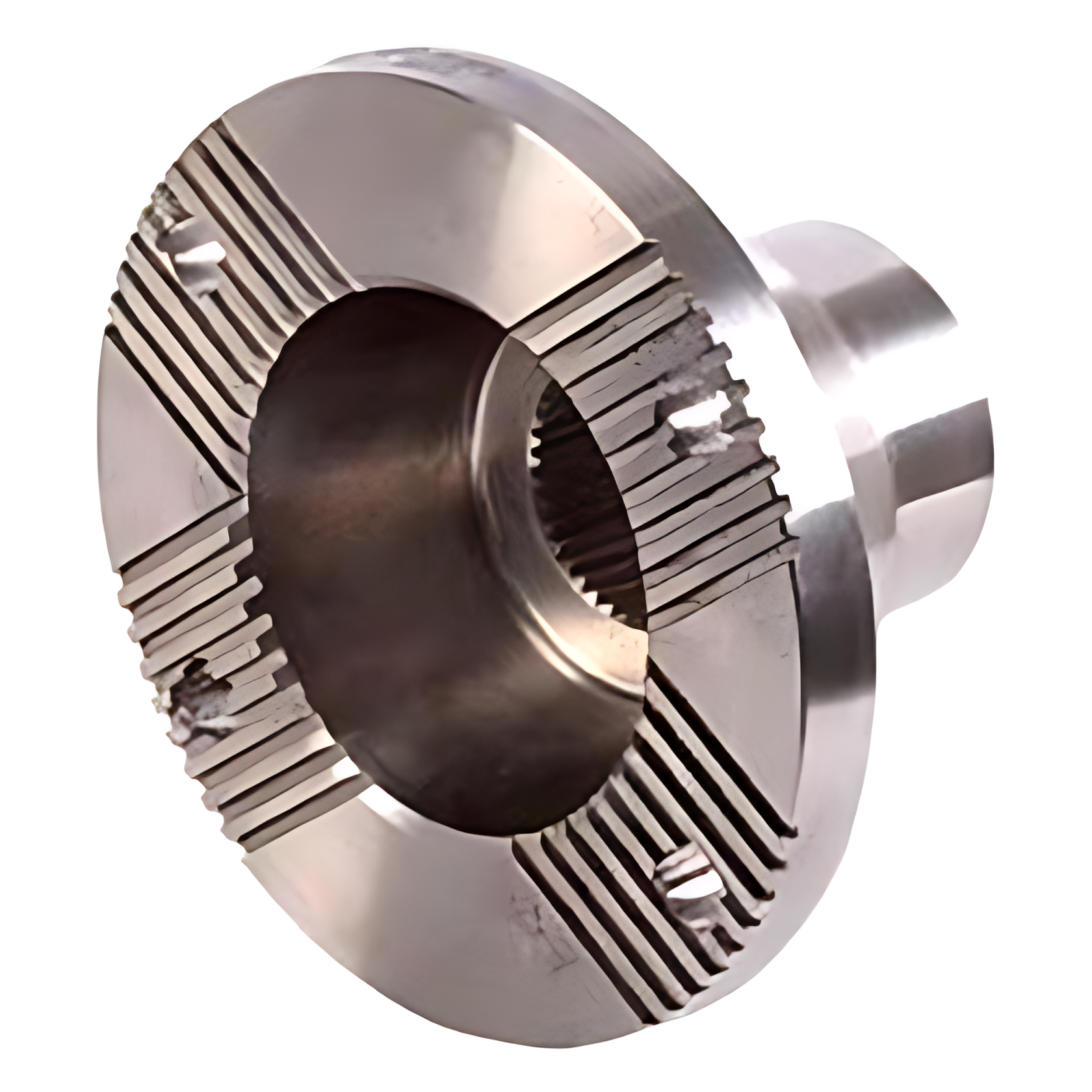 FLANGE ( ACO ) ESTRIADA DIFERENCIAL 39 ESTRIAS 4 FUROS  MD168 RD13168 RD160 - S378