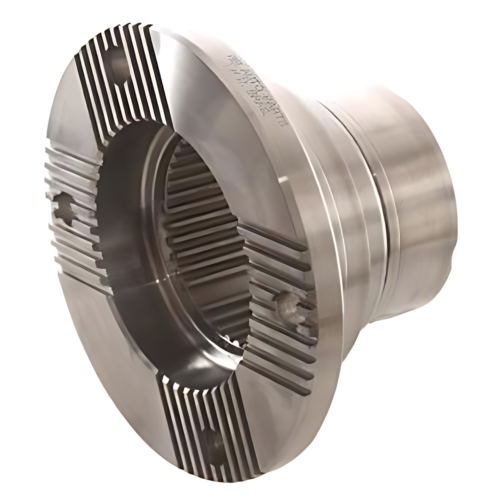 FLANGE ( ACO ) ESTRIADA ACOPLAMENTO CAMBIO ZF41 ESTRIAS ( E ) 4 FUROS - S737