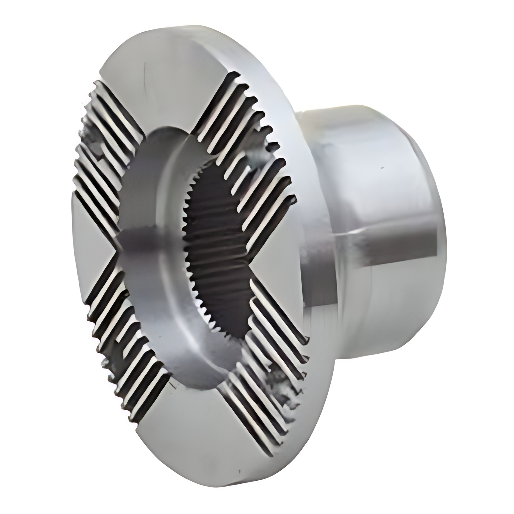 FLANGE ( ACO ) ESTRIADA ACOPLAMENTO CAMBIO EATON 54 ESTRIAS (E) 4 FUROS - S341