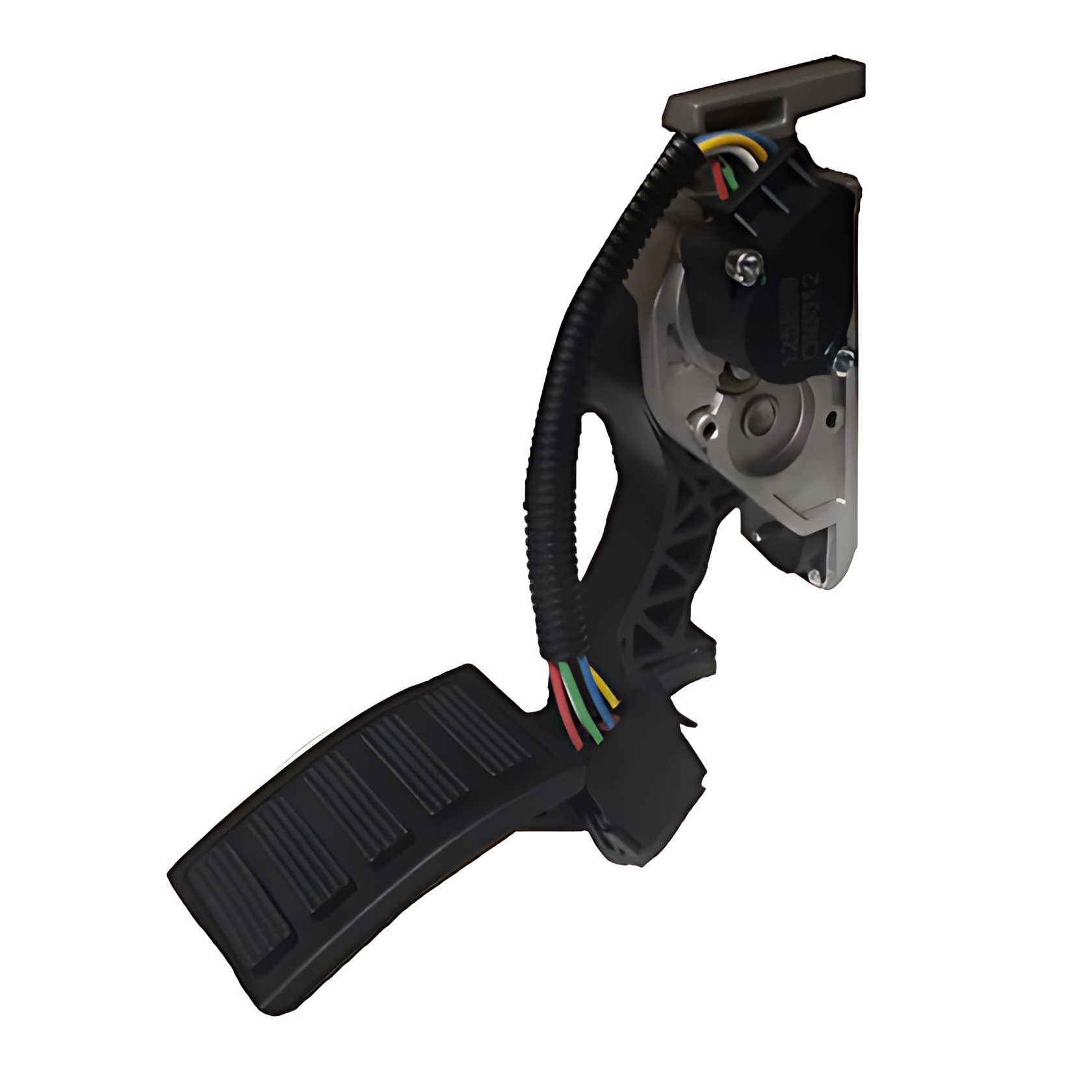 PEDAL ACELERADOR CHICOTE PRETO RETANGULAR 5 PINO CHATO - L0205013