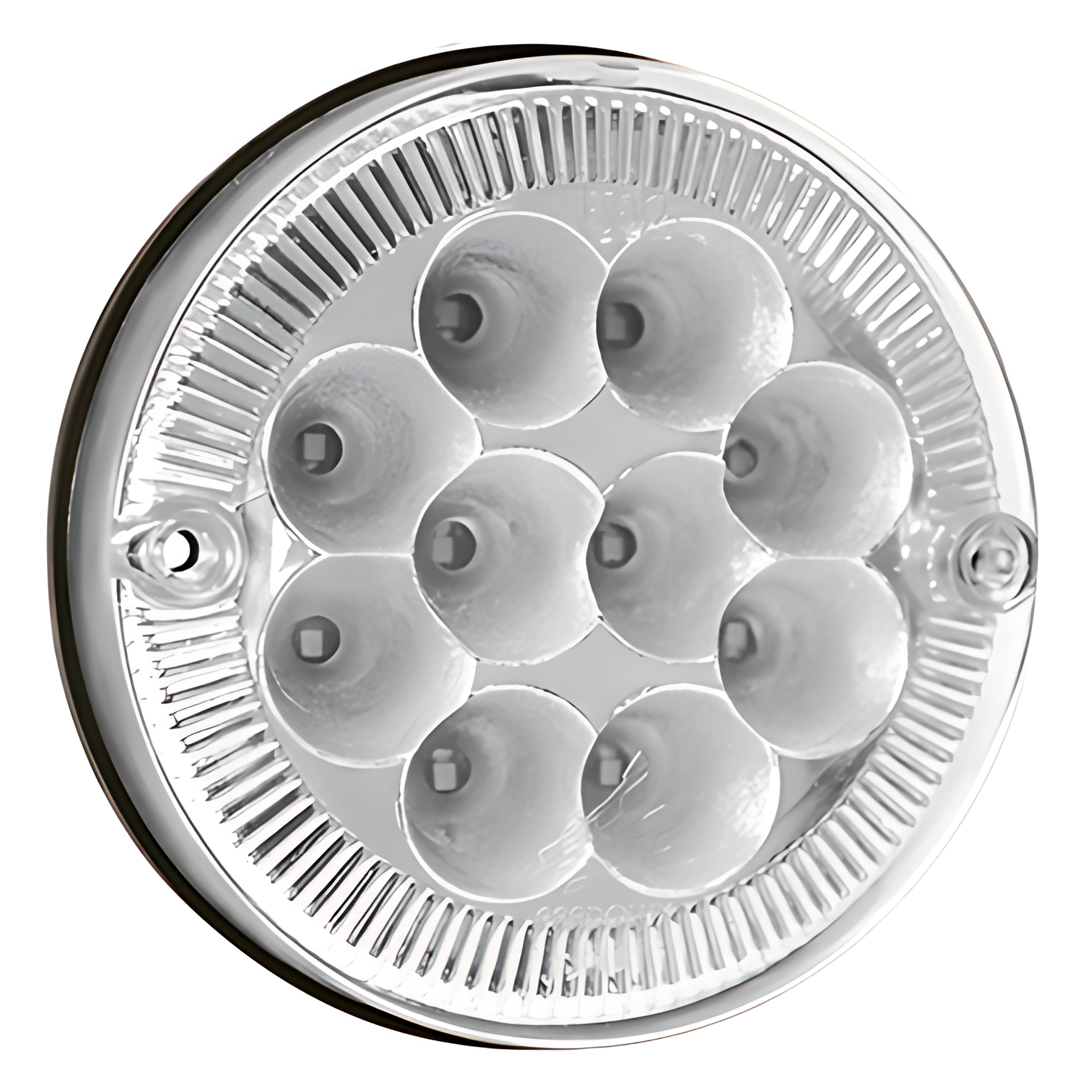 LANTERNA TRASEIRA LUZ RE 10 LEDS 1 POLO CRISTAL BIVOLT ACRILICO - PL07620062