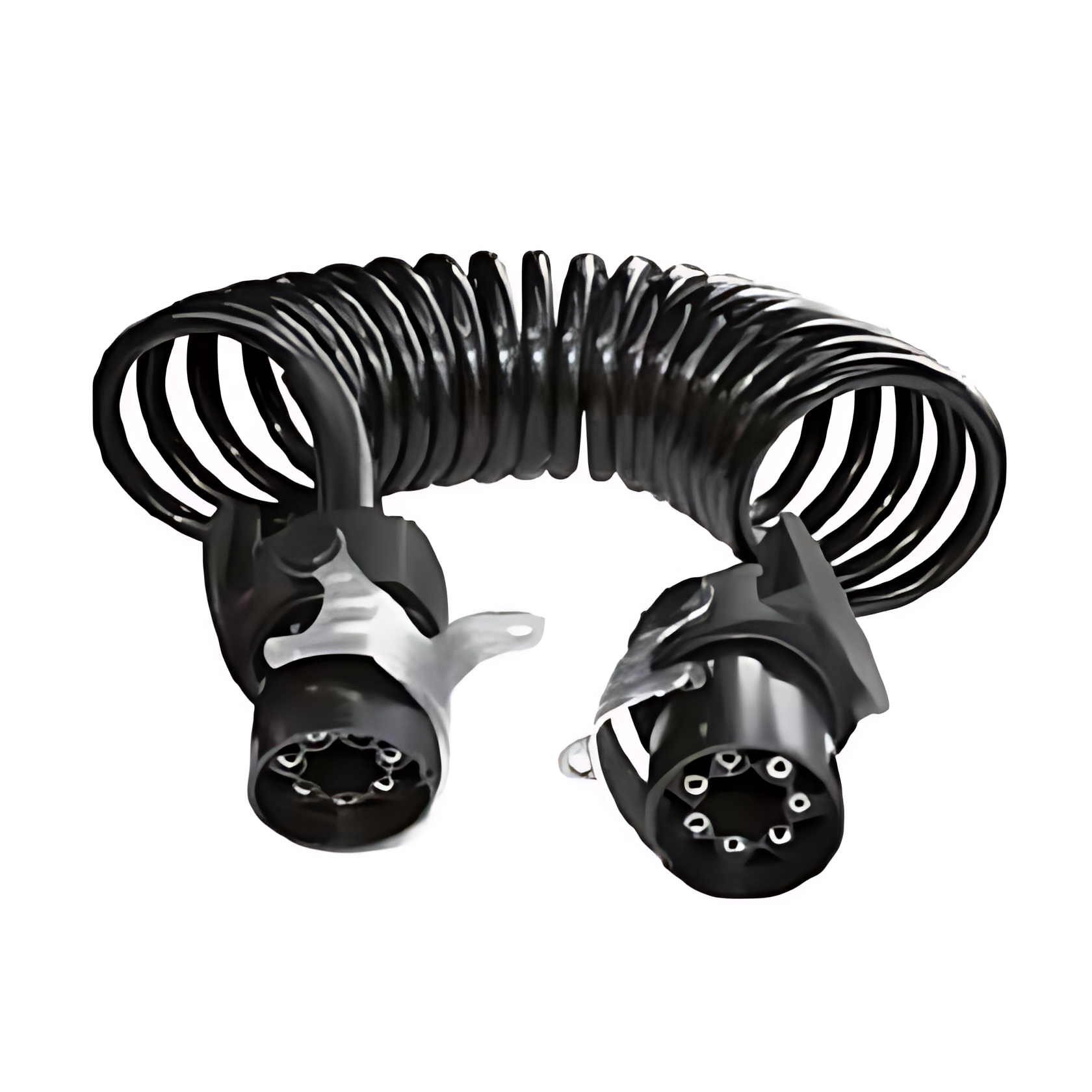 CHICOTE MONTADO COM 2 TOMADAS 7 POLOS MACHO ABS 4,5MT - PEC645ABS