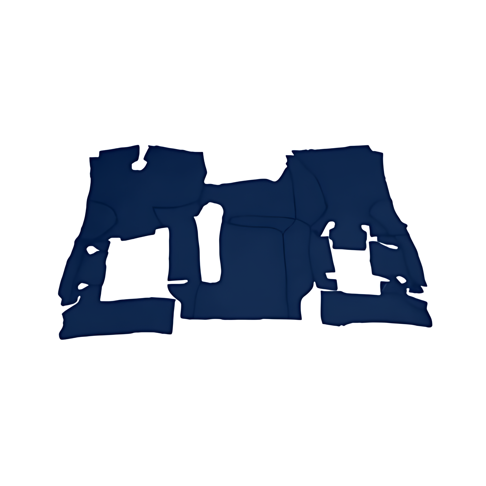 TAPETE VINIL AZUL ( CABINE DUPLA ) - USP248A