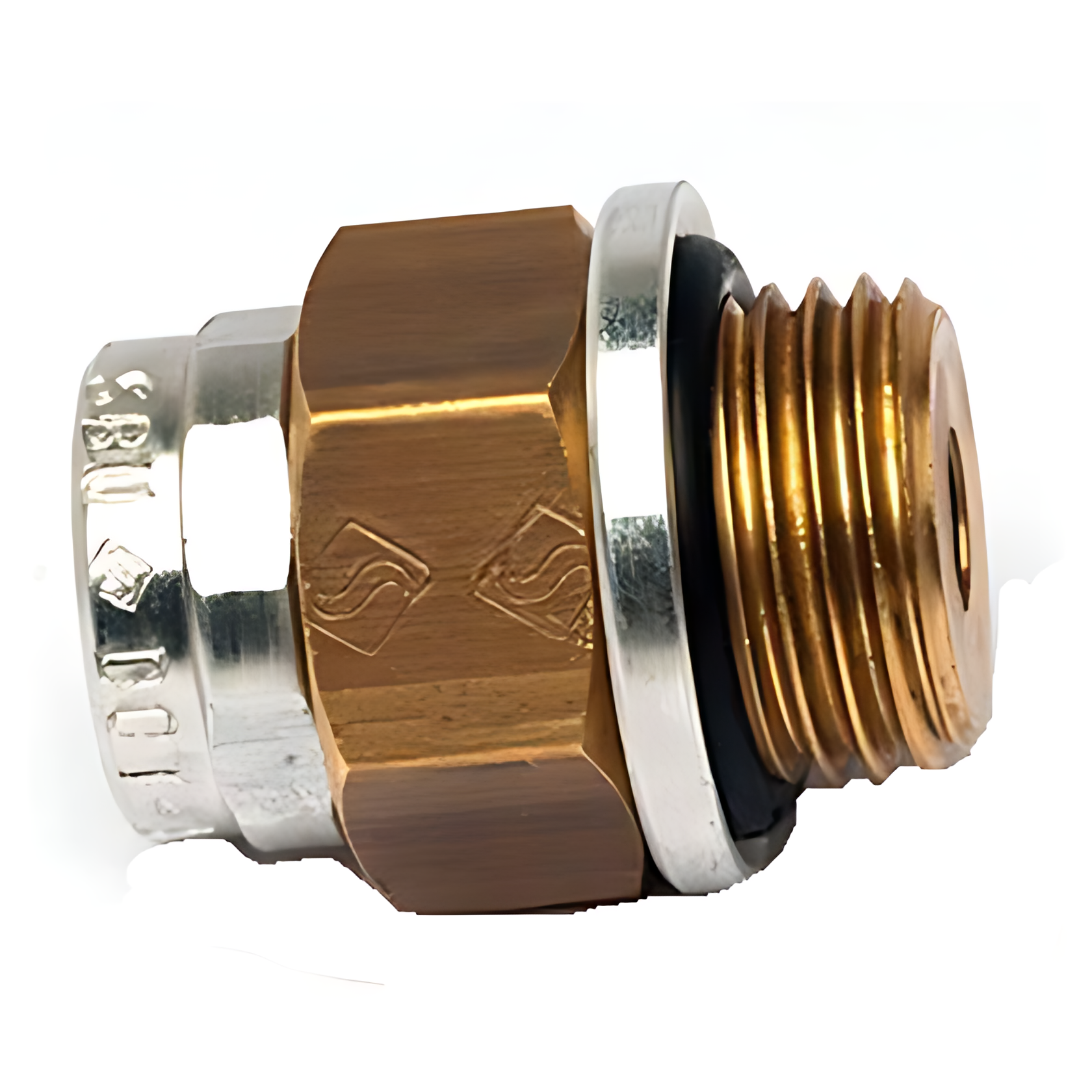 UNIAO (CONECTOR) MACHO ENGATE RAPIDO 12MM X M12 - COMPLETO - 26041212C