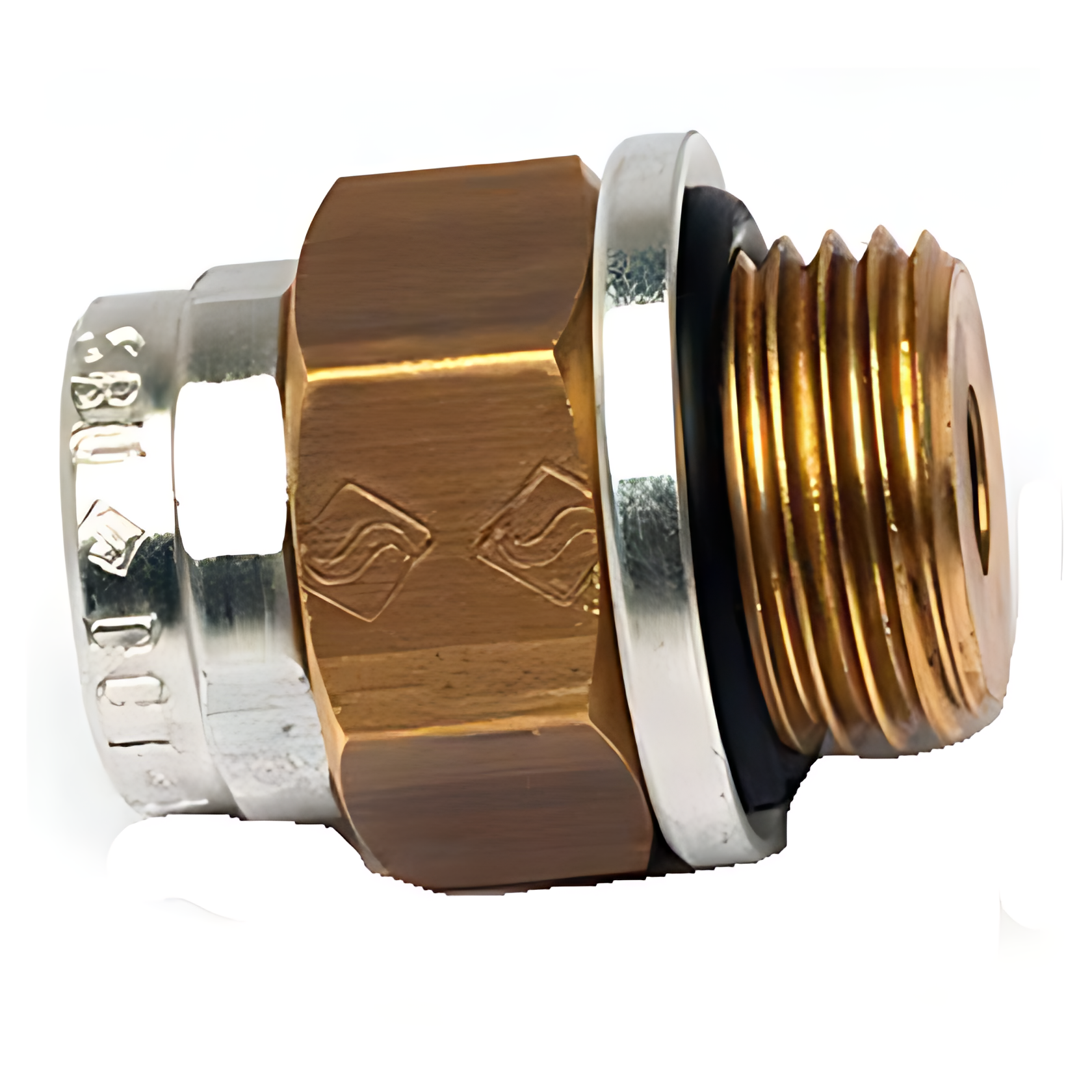 UNIAO (CONECTOR) MACHO ENGATE RAPIDO 8MM X M16 - COMPLETO - 26040816C