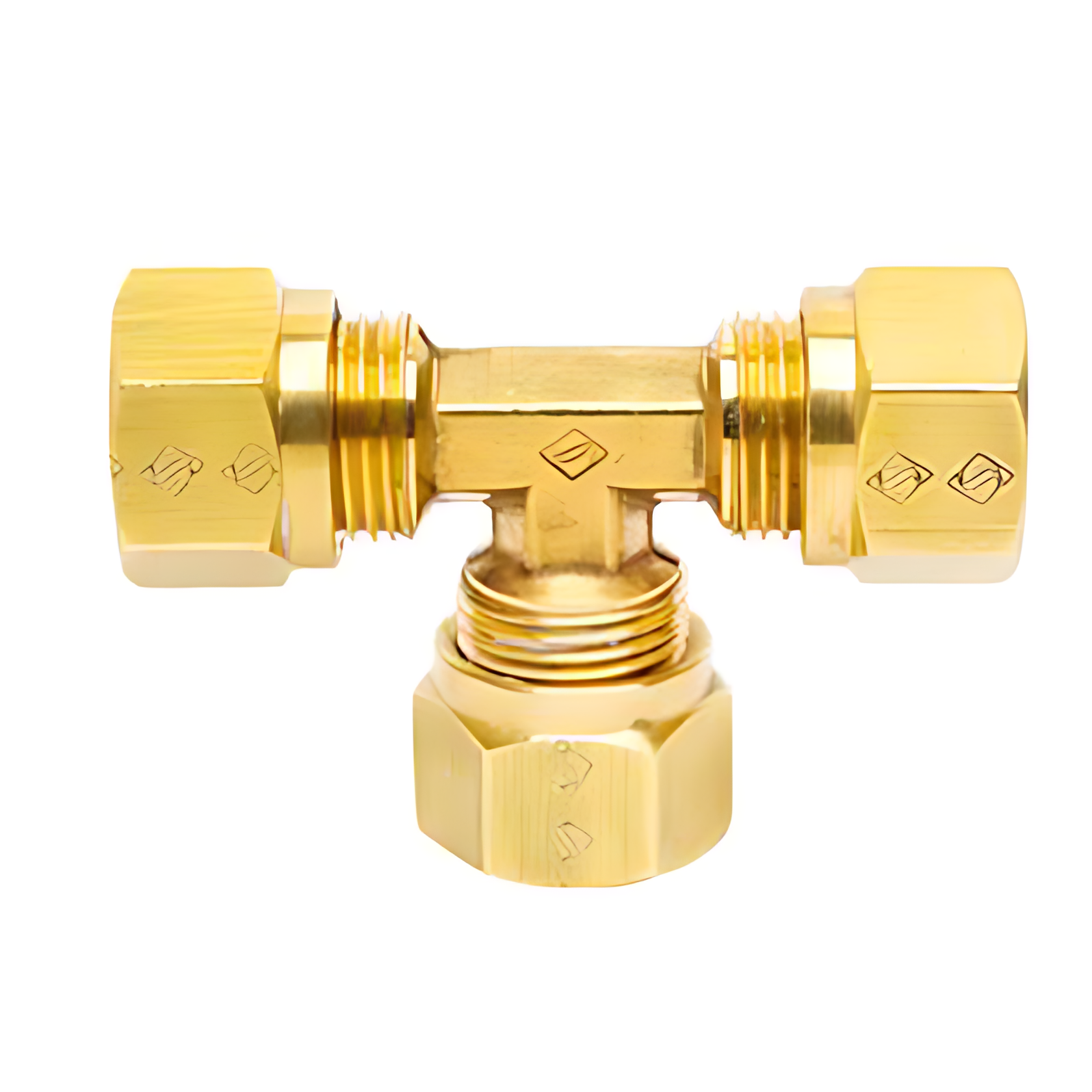 TEE UNIAO 8MM (MONTADO) PORCA E ANILHA - 210908M