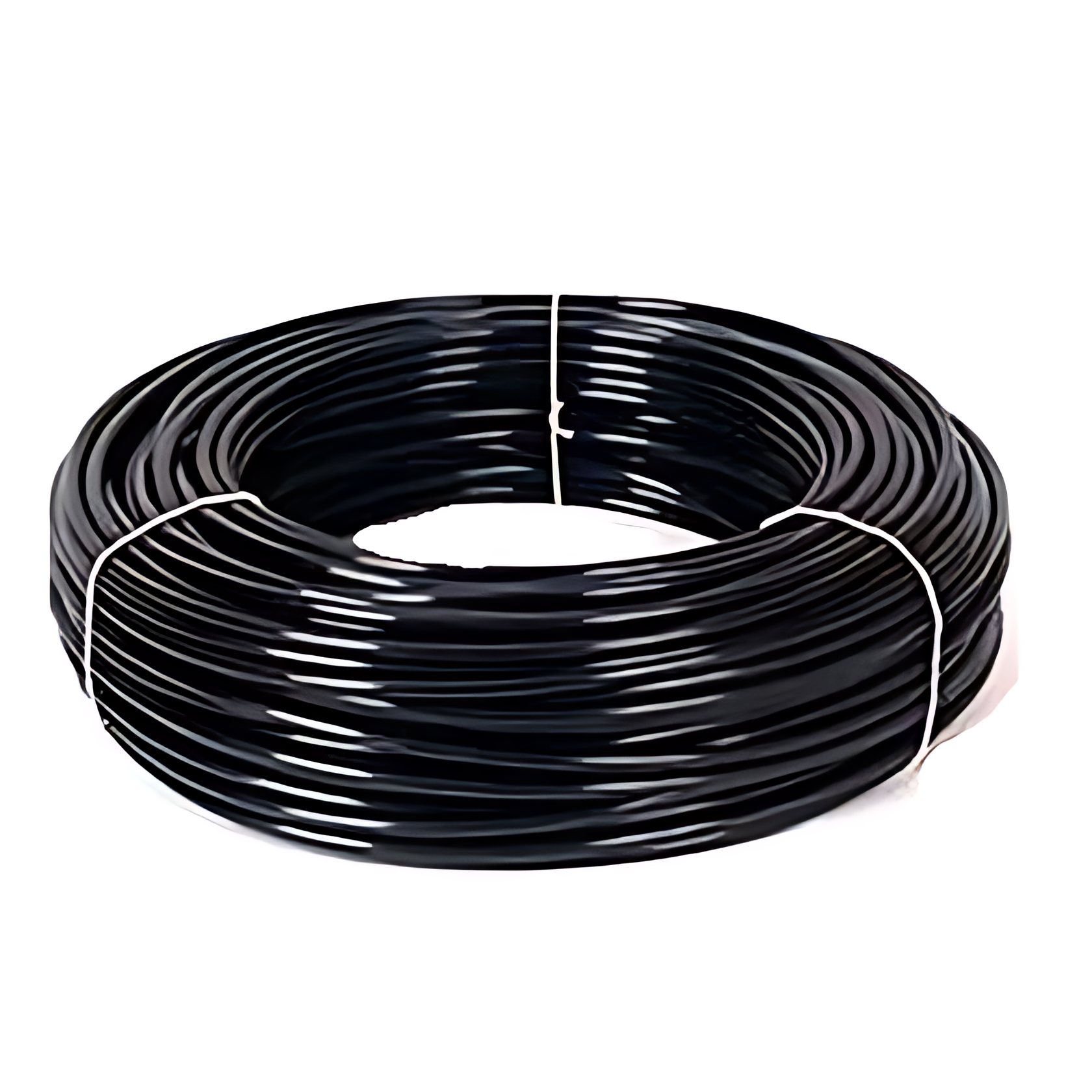 TUBO NYLON/TECALON 8MM PRETO (SEM TRAMA) PRETO - 07200806OF