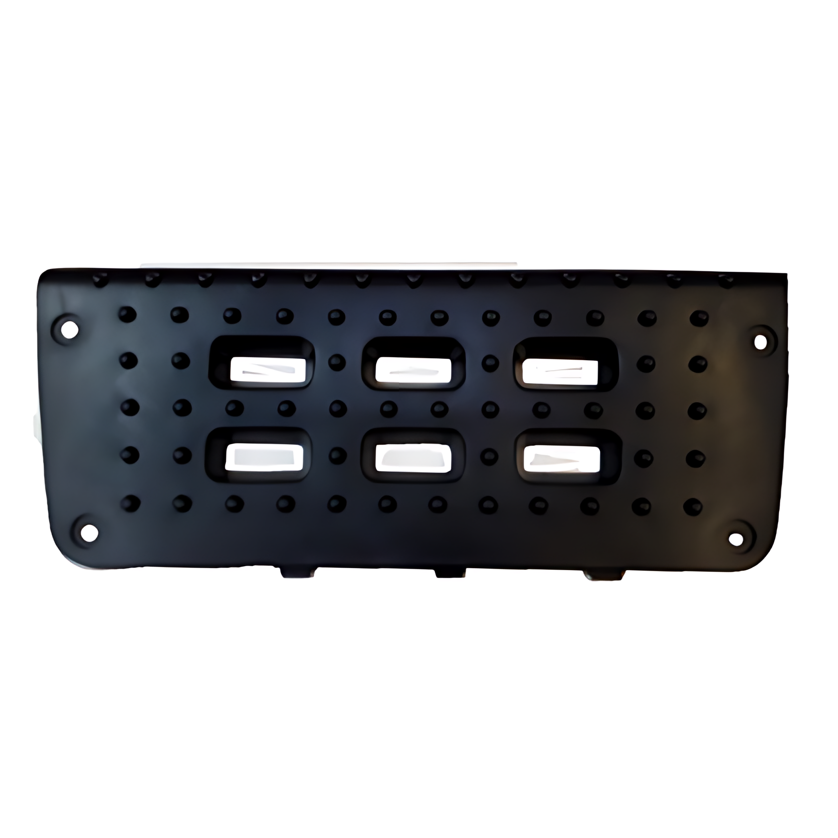 TAPETE PLASTICO CENTRAL ESTRIBO LD PRETO - VWS014P