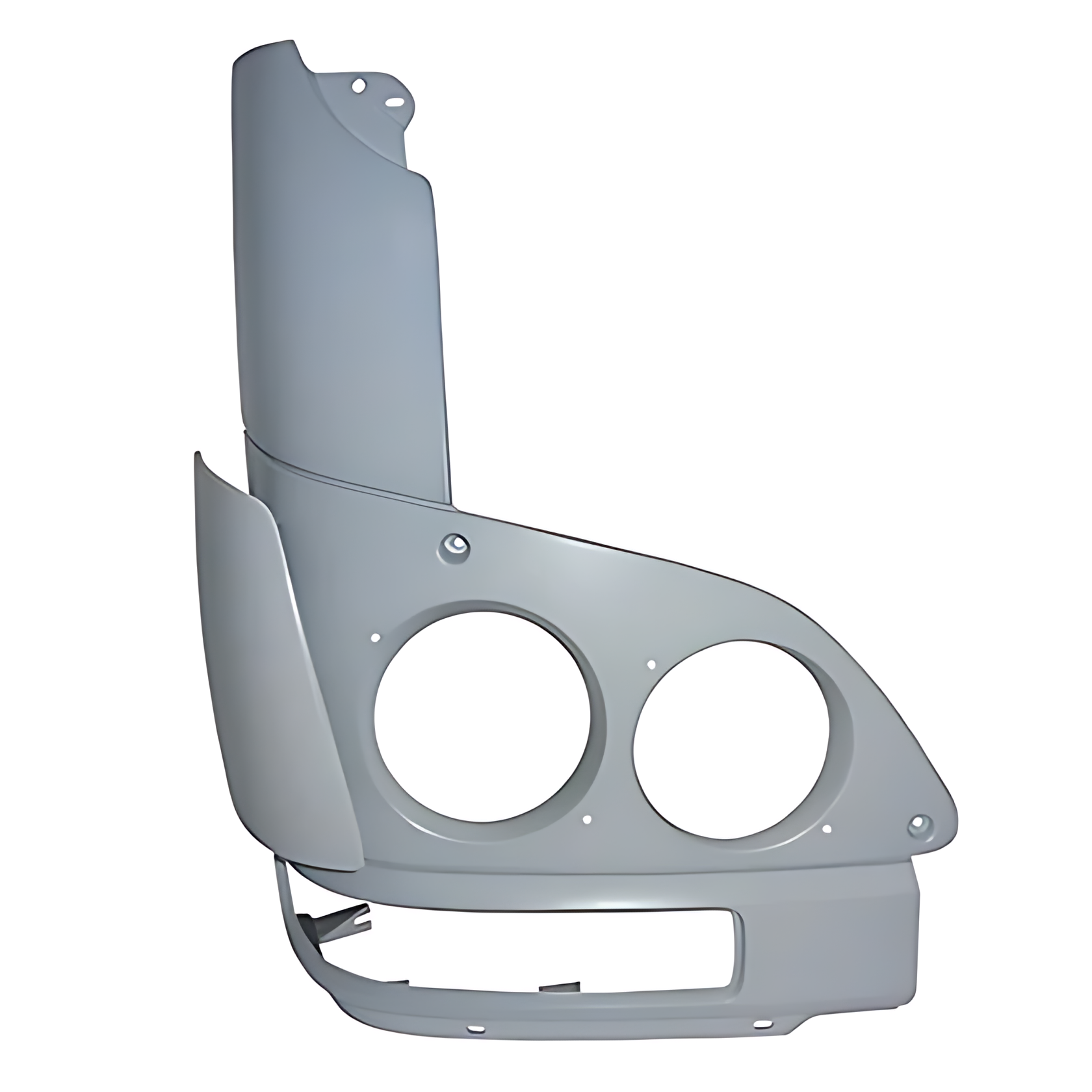 MOLDURA FAROL LD COM DEFLETOR PLASTICO - 9798800440