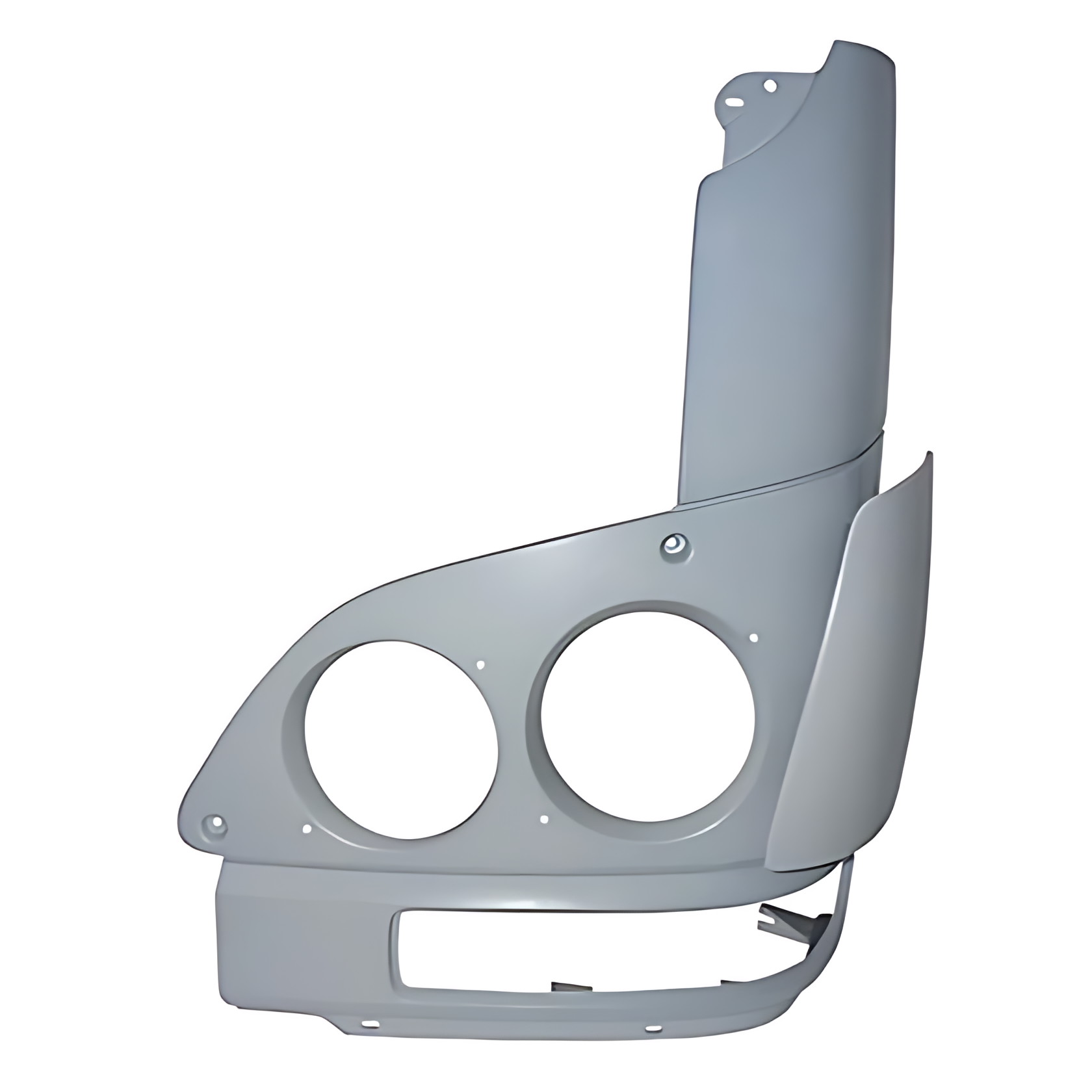 MOLDURA FAROL LE COM DEFLETOR PLASTICO - 9798800340