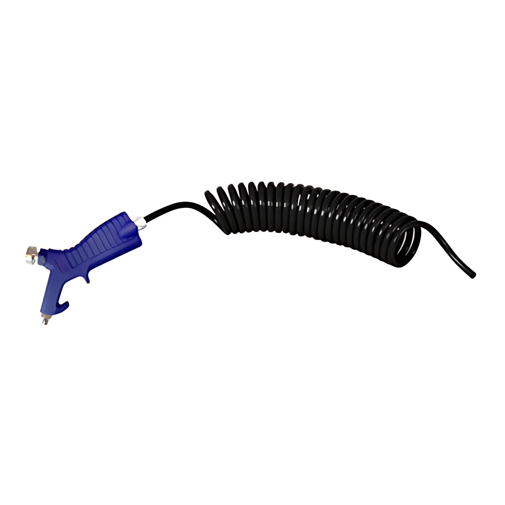 MANGUEIRA ESPIRAL EM PU 1/4 NPT (3,5MTS) C/ PISTOLA COR PRETA - 0831A014LCPR