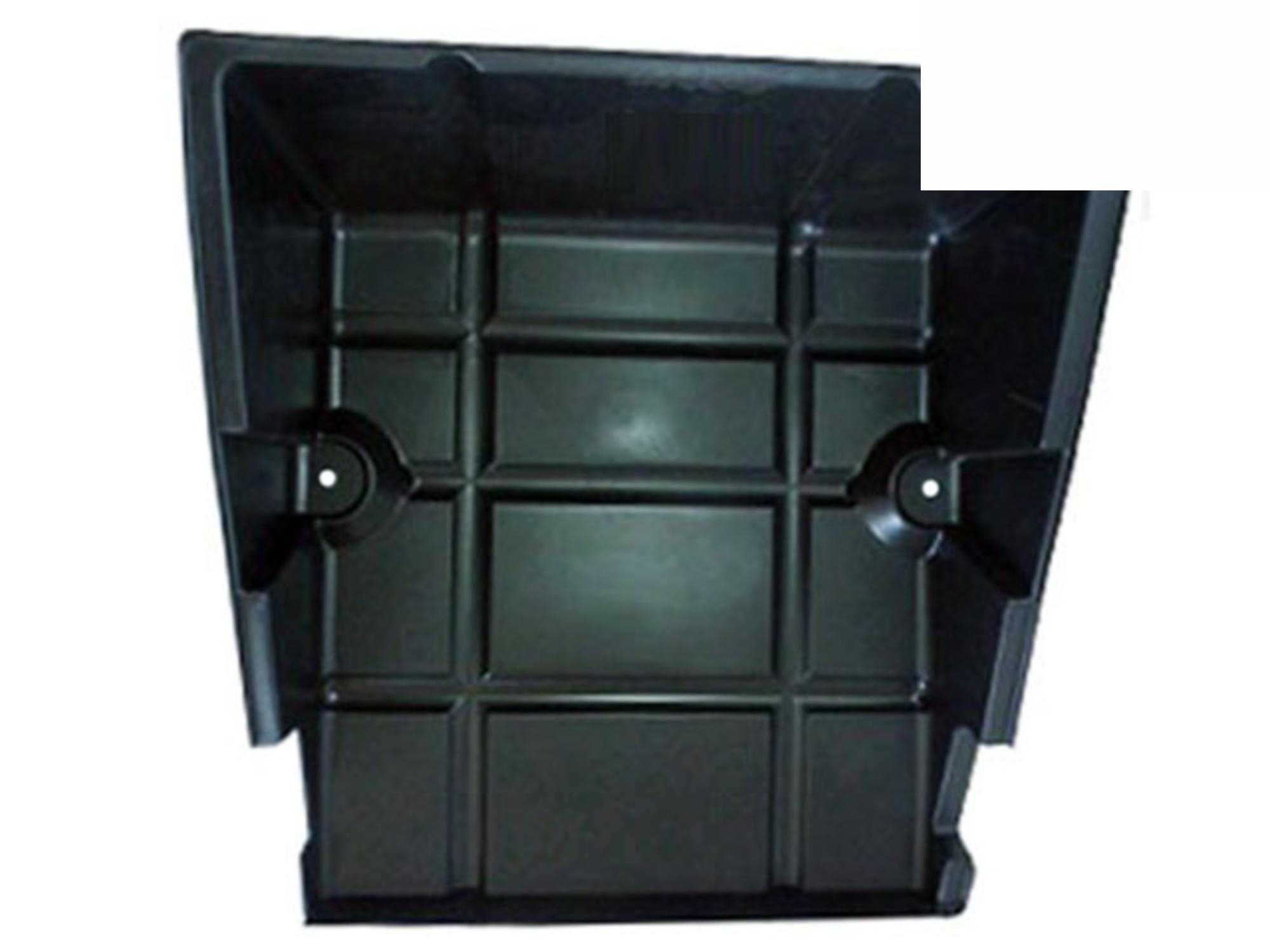 TAMPA PLASTICA BATERIA DUPLA(PRETA) - 3845417803