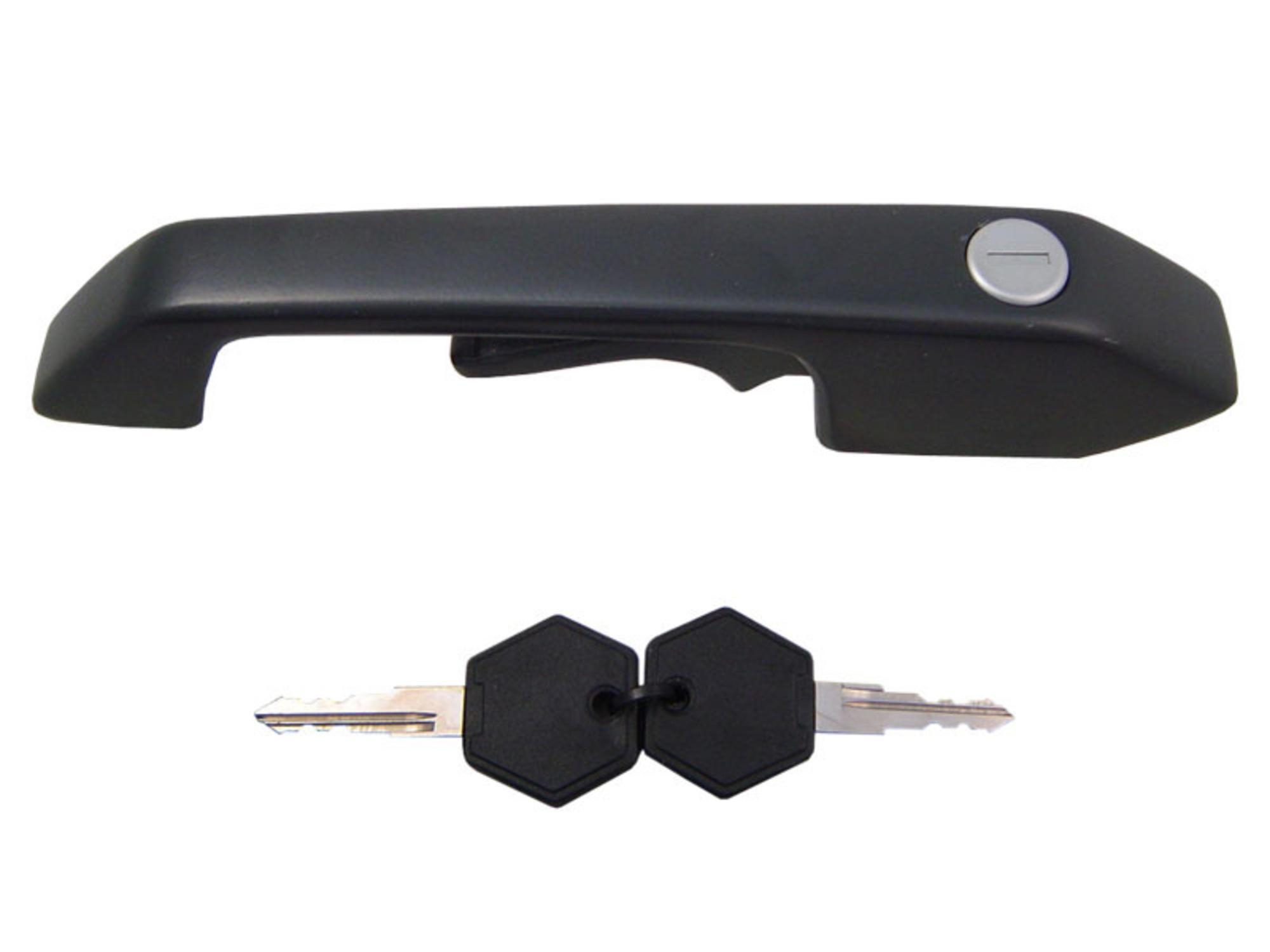 MACANETA EXT.PORTA C/CHAVE ESQ.PRETA - 296209