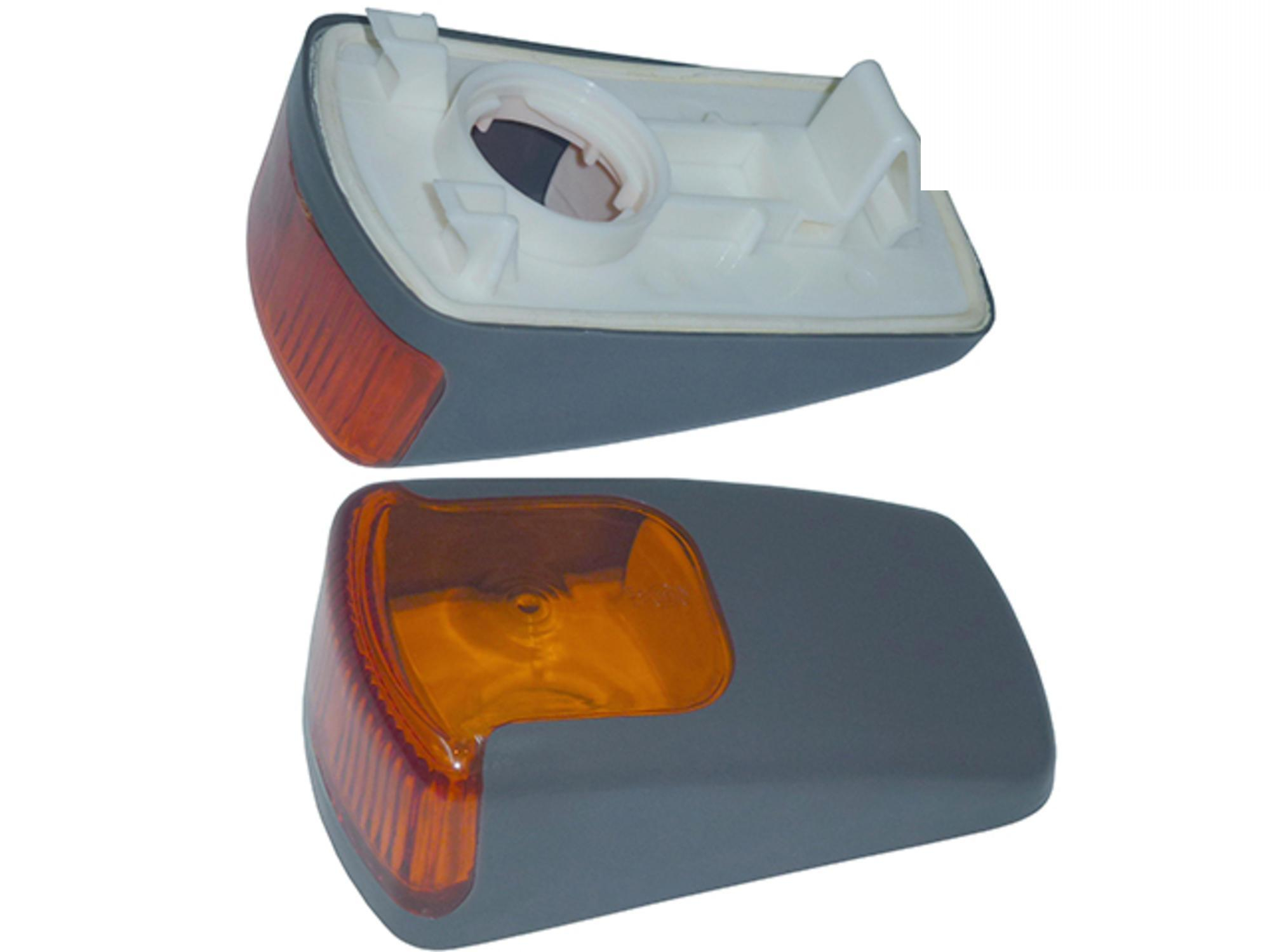 LANTERNA LATERAL CINZA/AMARELA S/SOQUETE - 9408200221