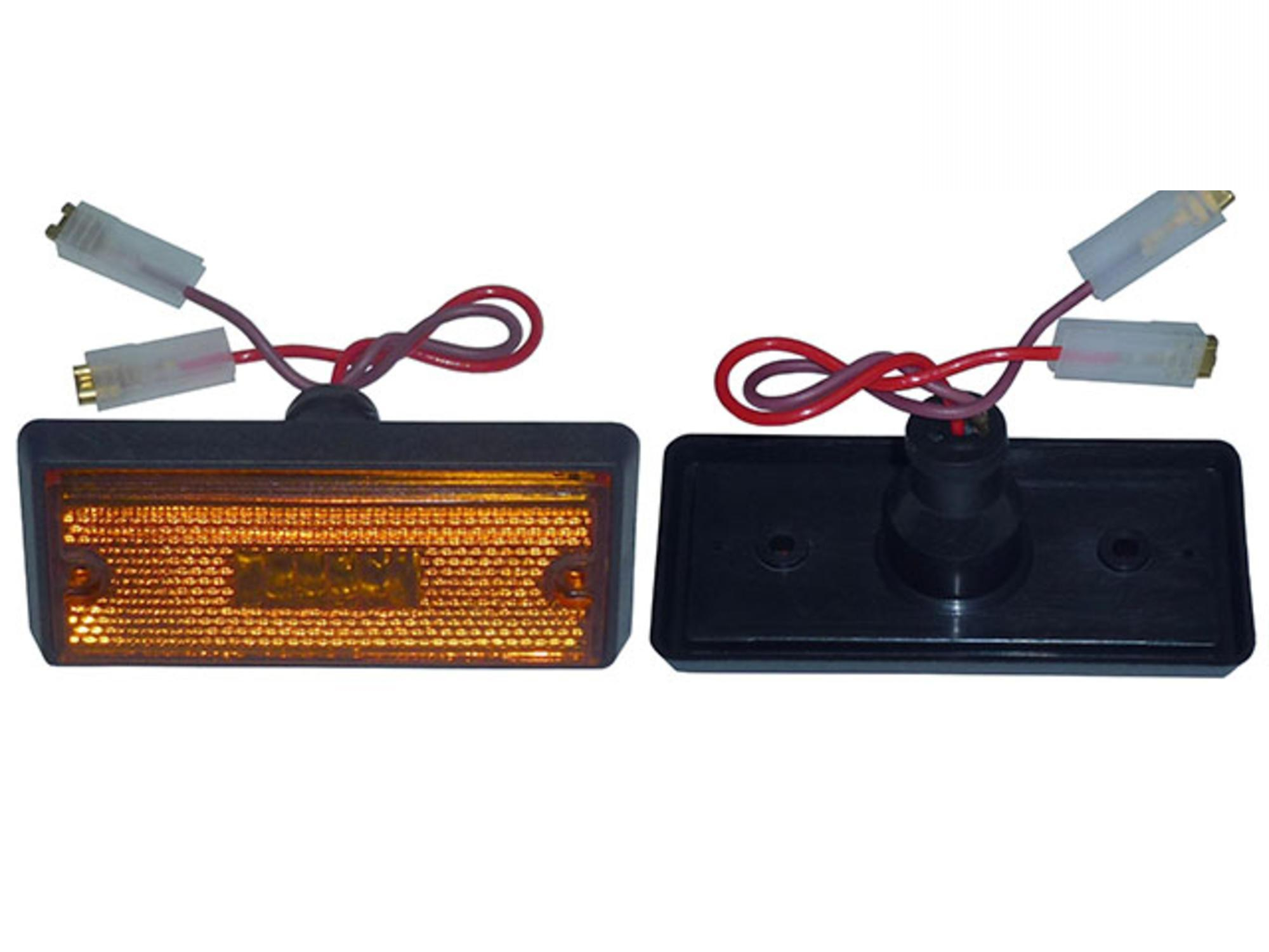 LANTERNA LAT.C/LENTE REFLETIVA AMARELA - 45202