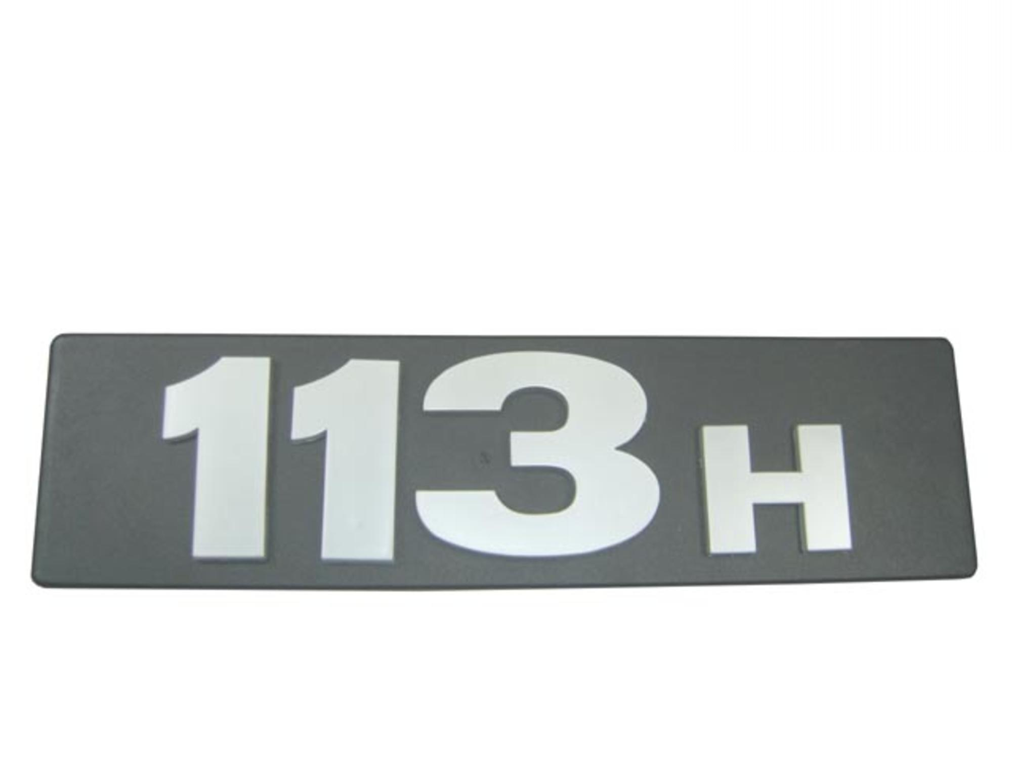 EMBLEMA LETREIRO '113H' - 384112