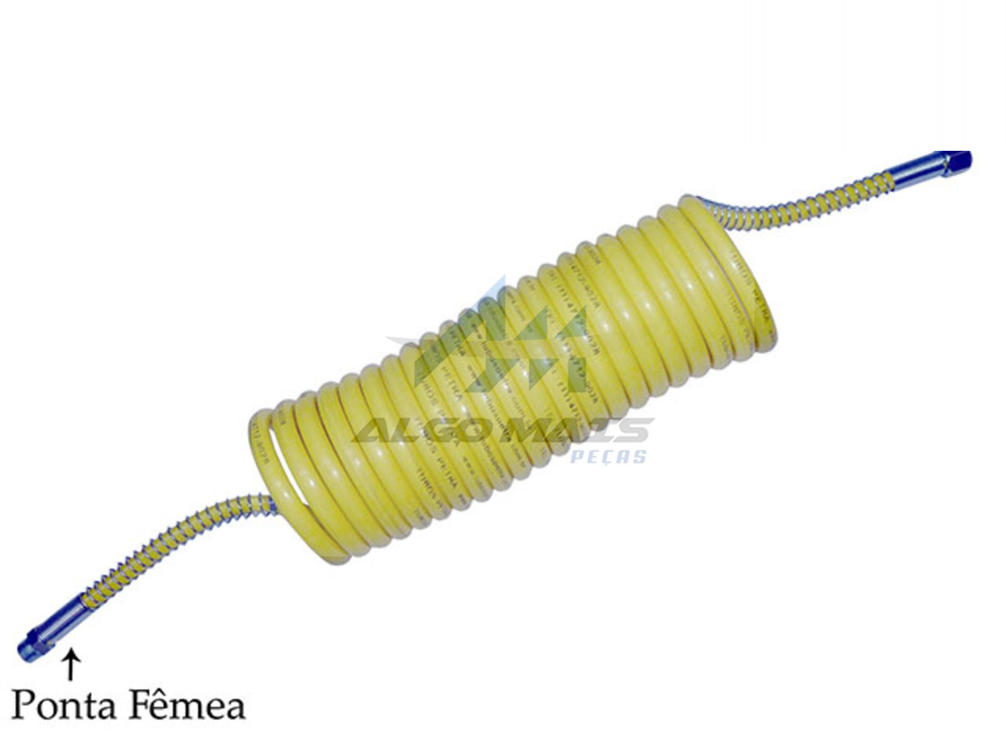 MANGUEIRA ESPIRAL 6500MM AMARELA M/F M16 - 3504307378