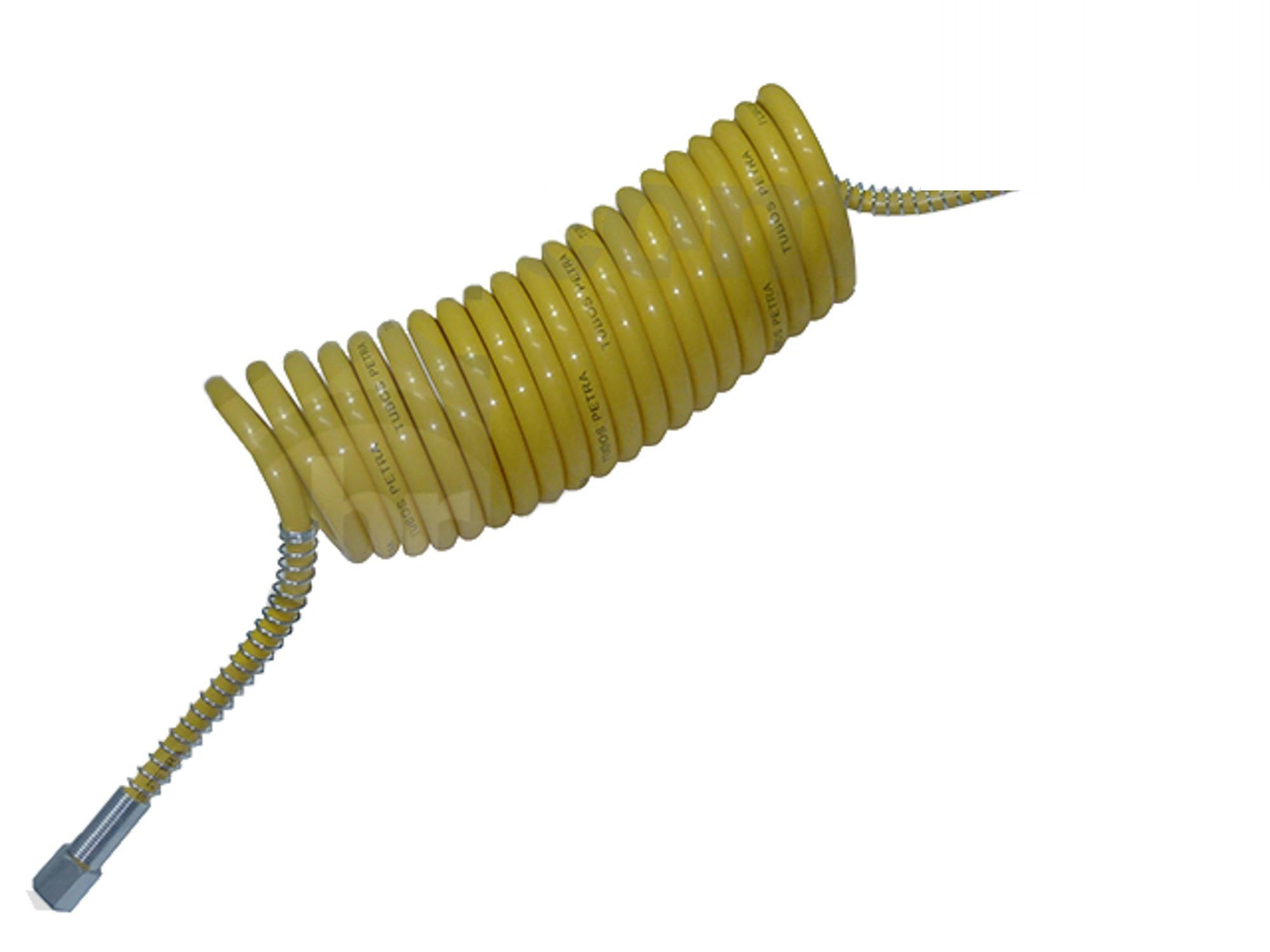 MANGUEIRA ESPIRAL 6500MM AMARELA M/F M16 - 45059