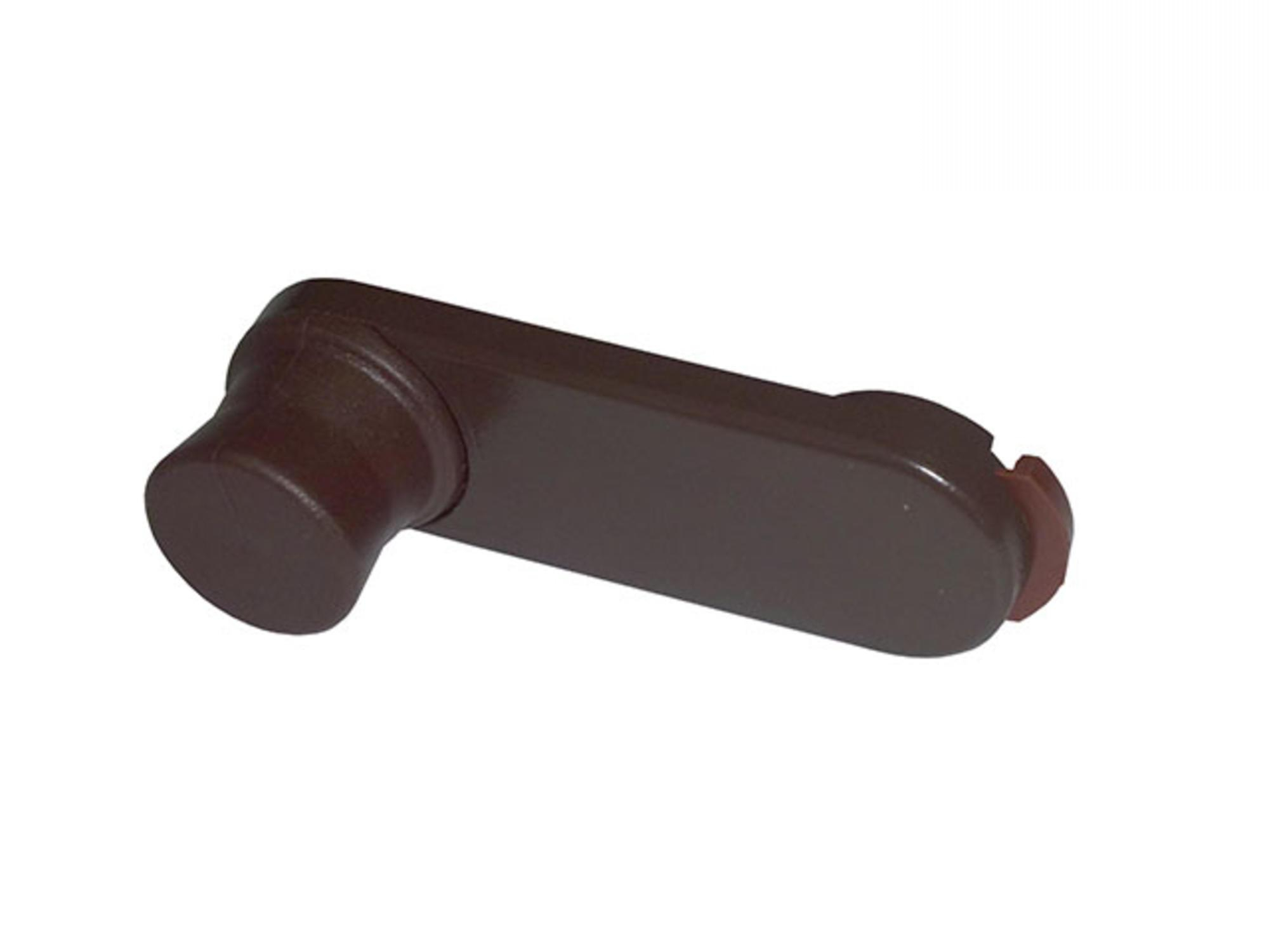 MANIVELA VIDRO PORTA (MARROM) ZAMAC - 6887607002