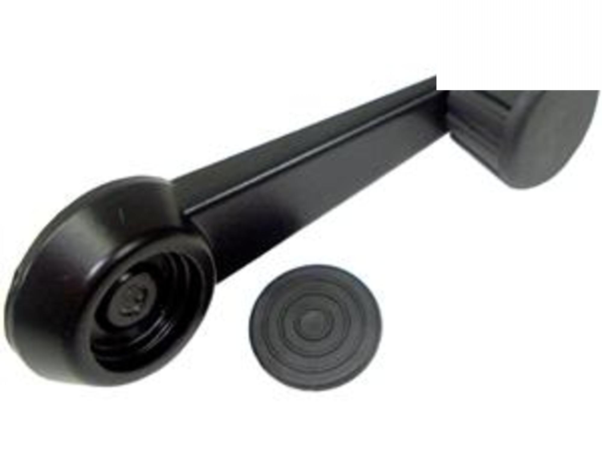 MANIVELA VIDRO (ZAMAC-PRETA-FINA) - 1138375814