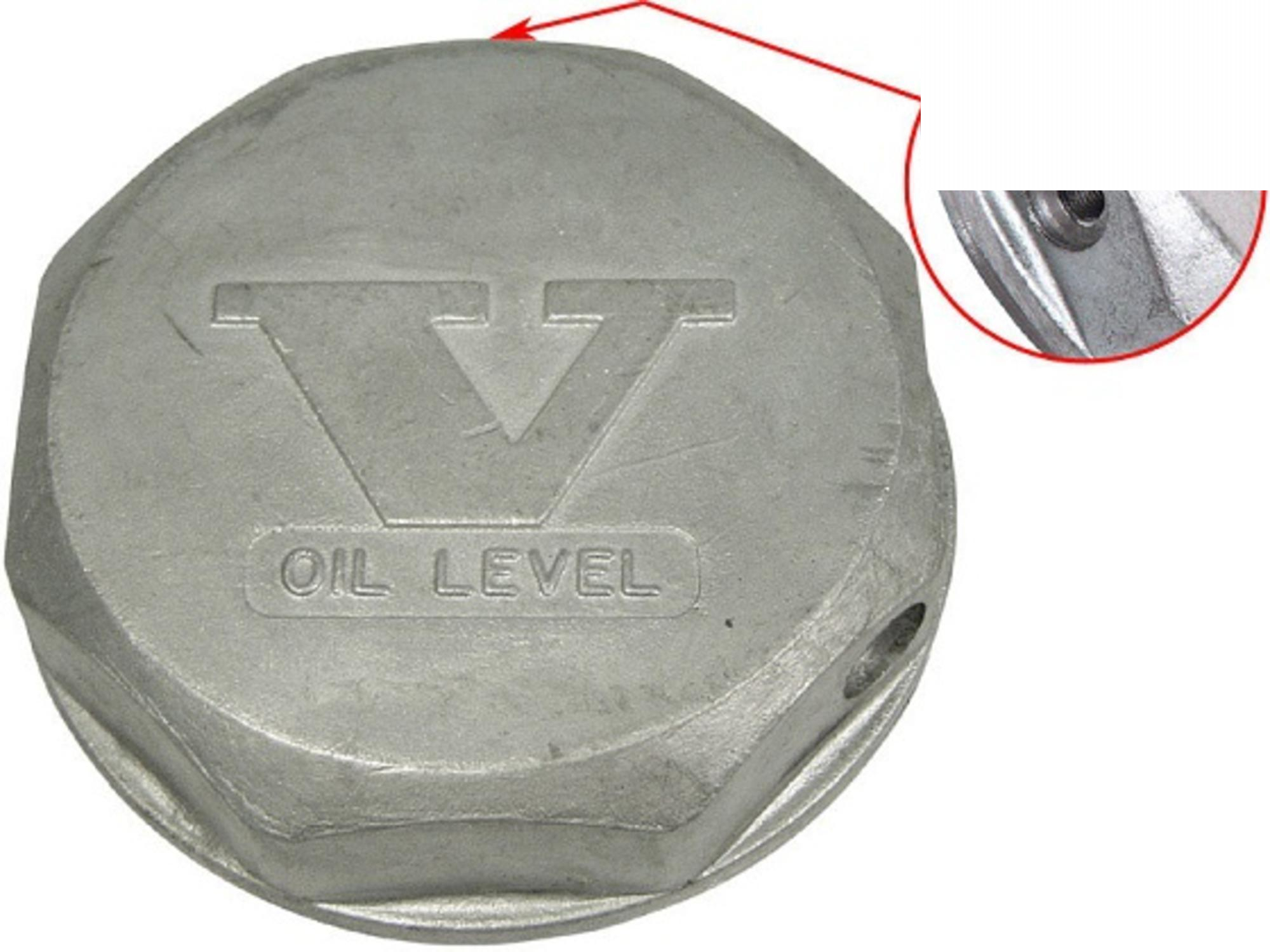 CALOTA RODA(CUBO OLEO)C/FURO ALUMINIO - 1606123