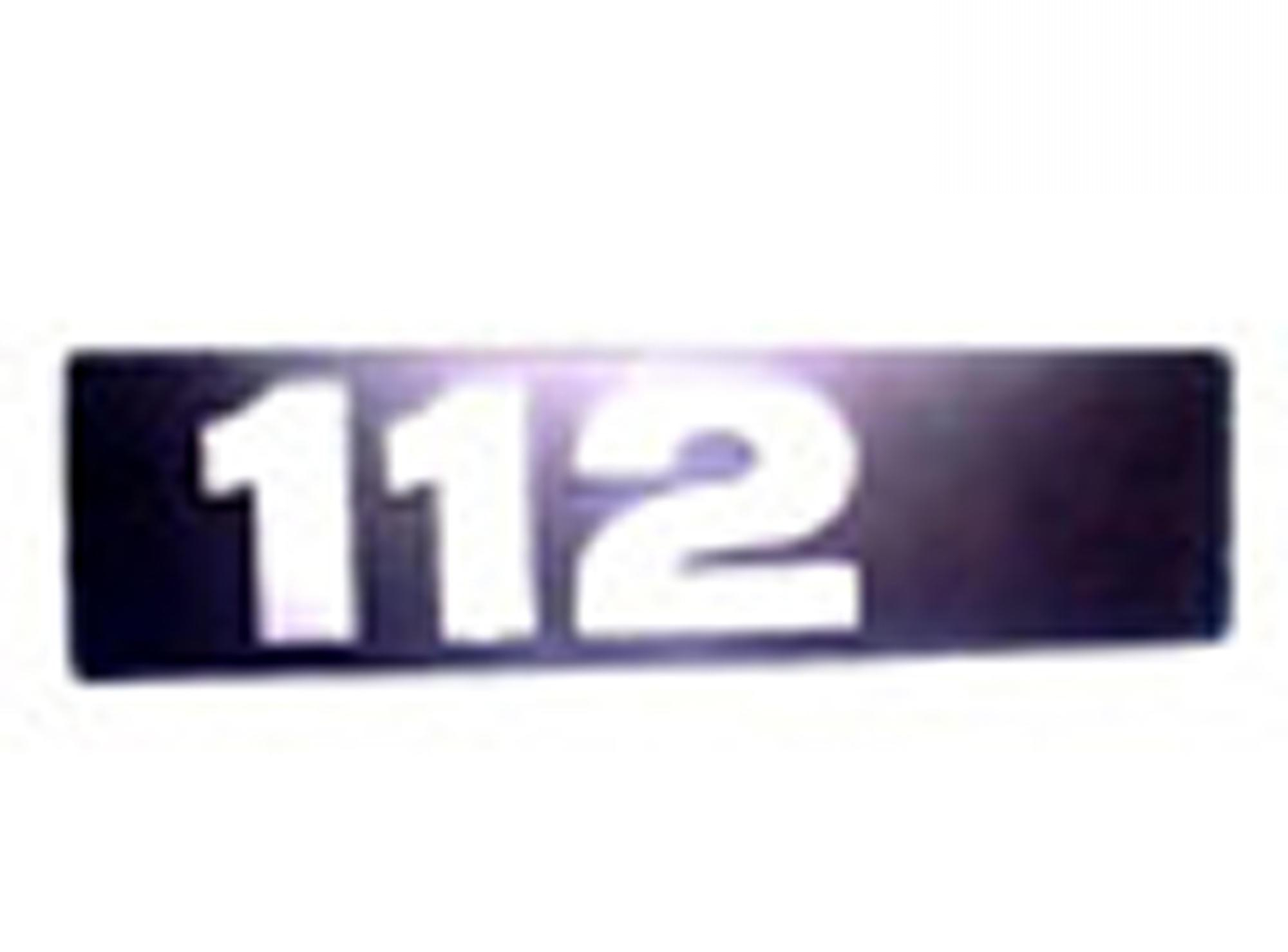 EMBLEMA 112 MODERNO CABINE SEM H - 306498