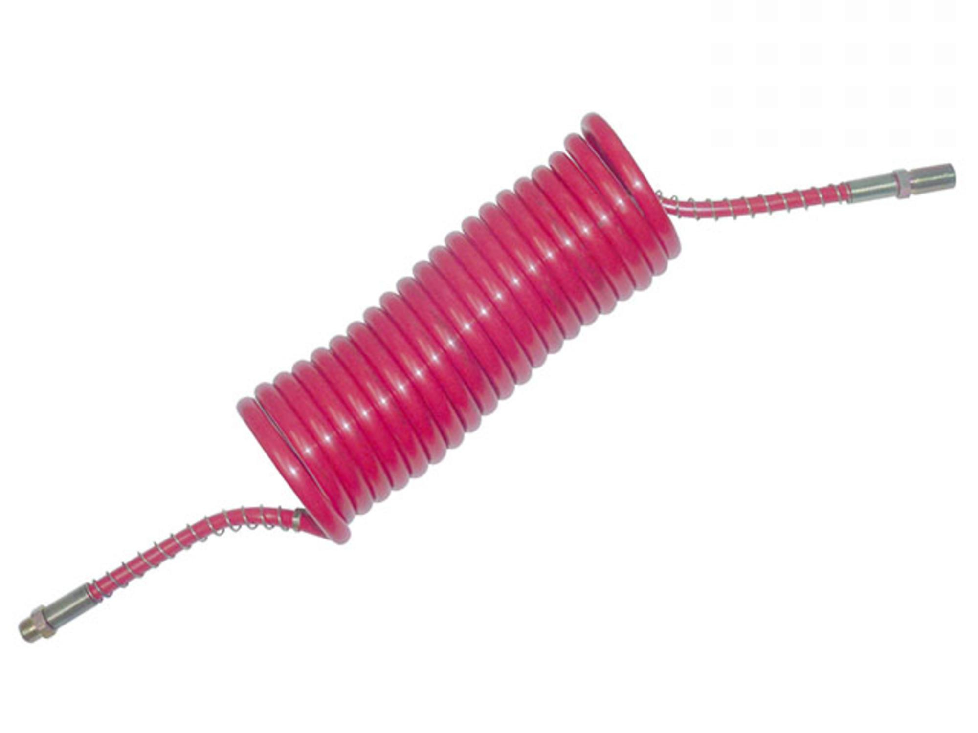 MANGUEIRA ESPIRAL 6,5M PRETA COM TRAMA COM TERMINAIS - 1420945