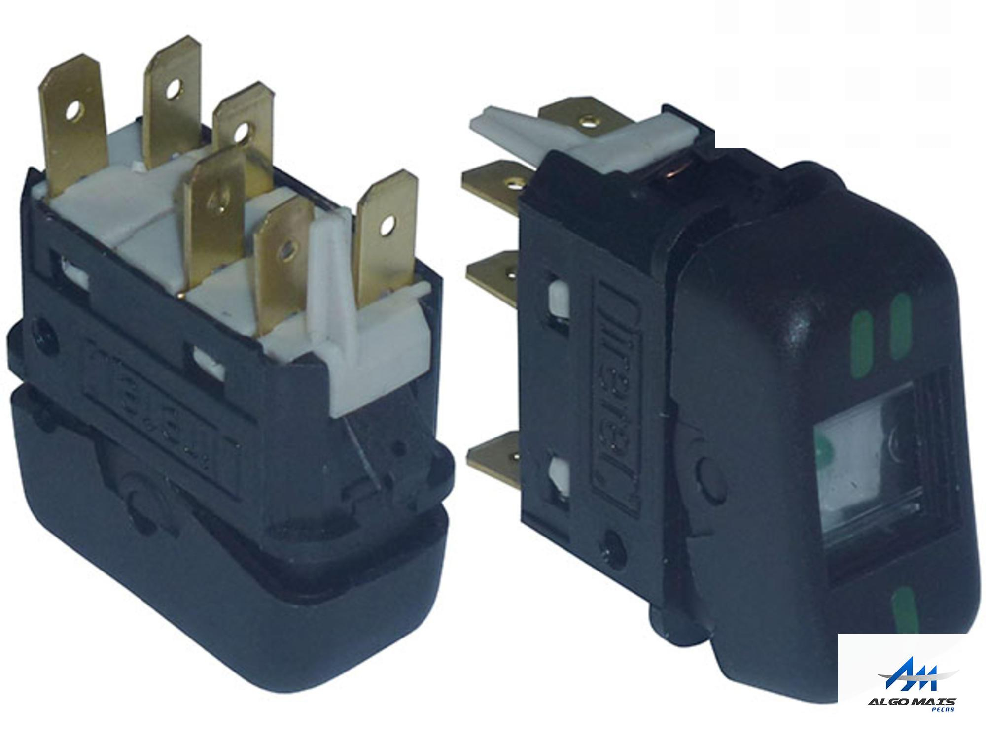 INTERRUPTOR 24 VOLTS/8AMPERES/PRETO/VENT - 3865457414