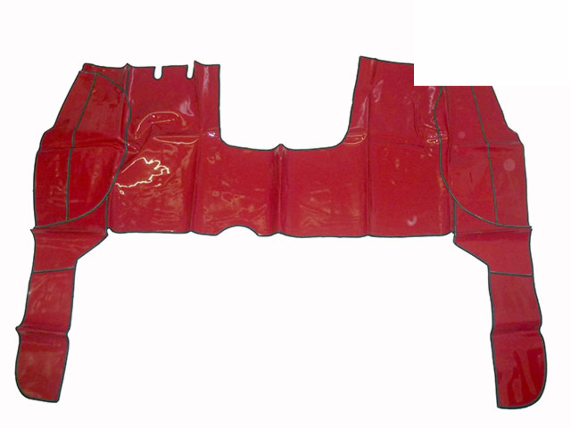 TAPETE (VERNIZ) VERMELHO - 3446848989